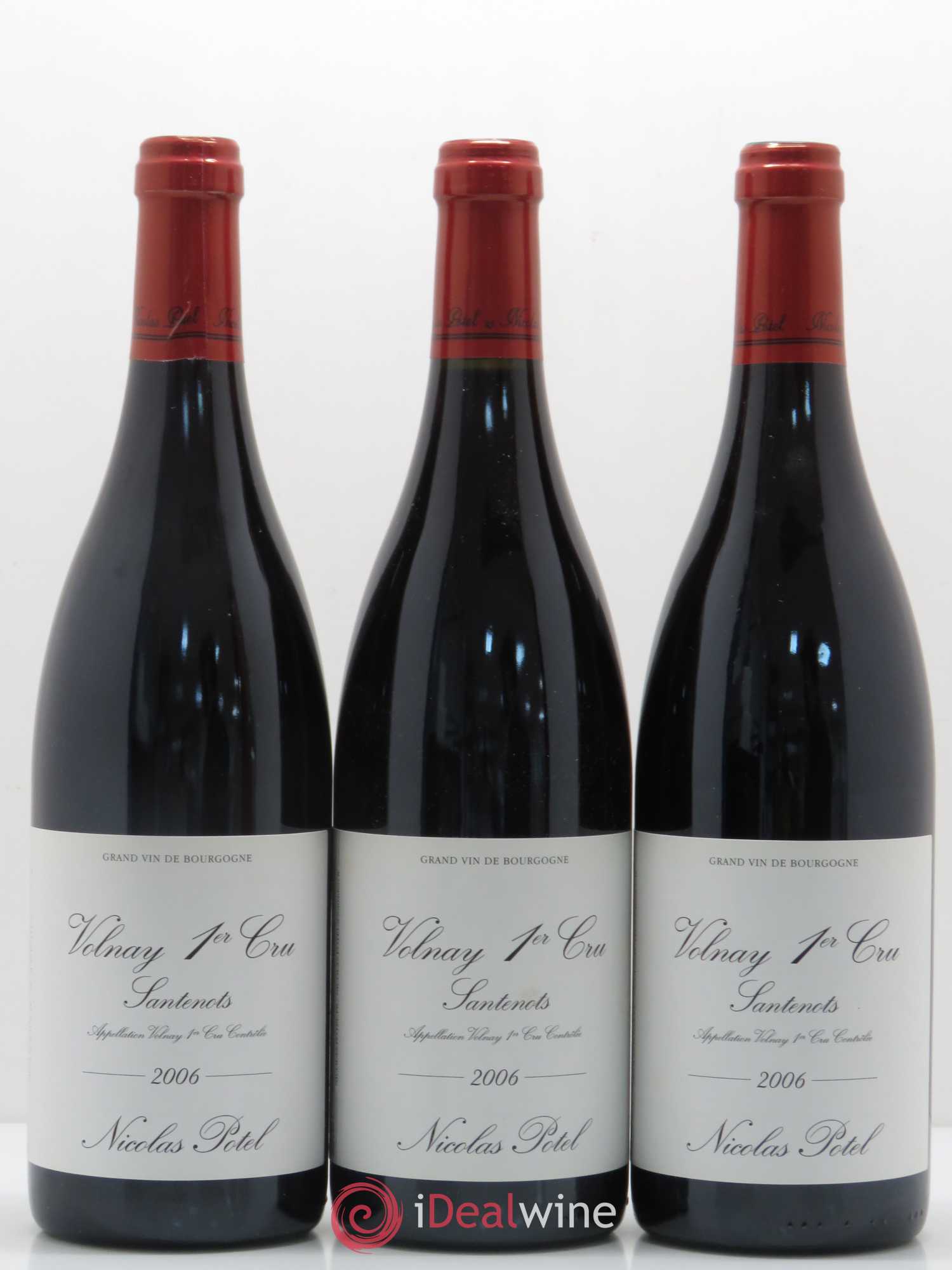 Volnay 1er Cru Santenots Nicolas Potel 2006 - Posten von 6 Flaschen - 1