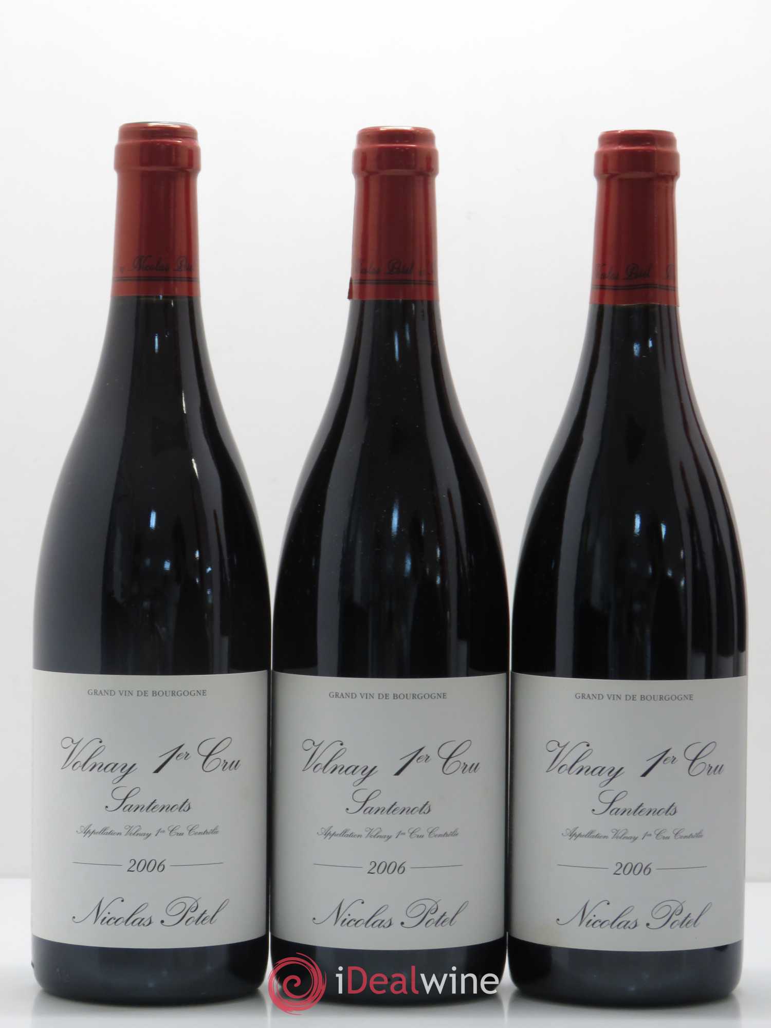 Volnay 1er Cru Santenots Nicolas Potel 2006 - Posten von 6 Flaschen - 1
