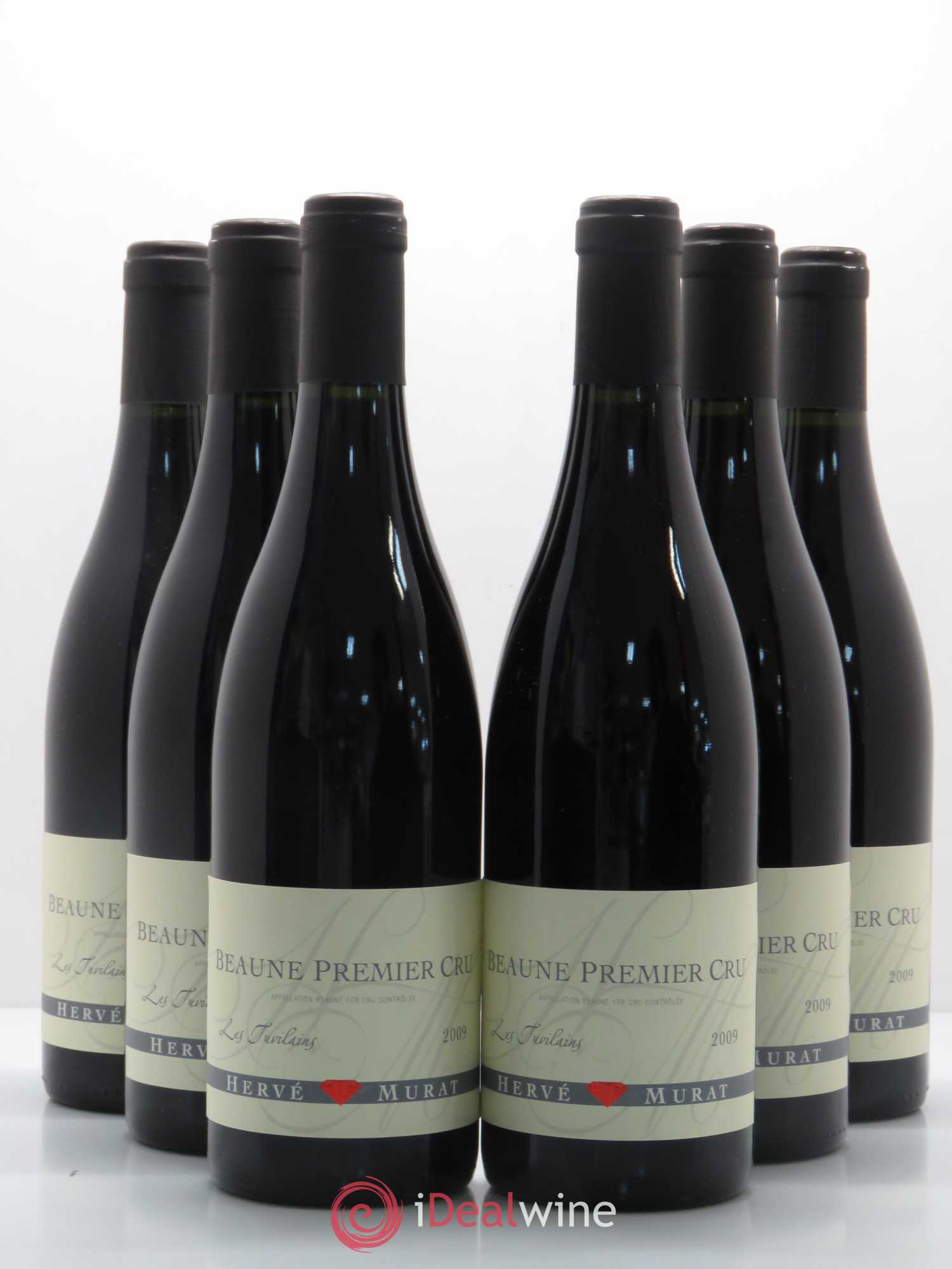 Beaune 1er Cru Les Tuvilains Hervé Murat 2009 - Posten von 6 Flaschen - 0