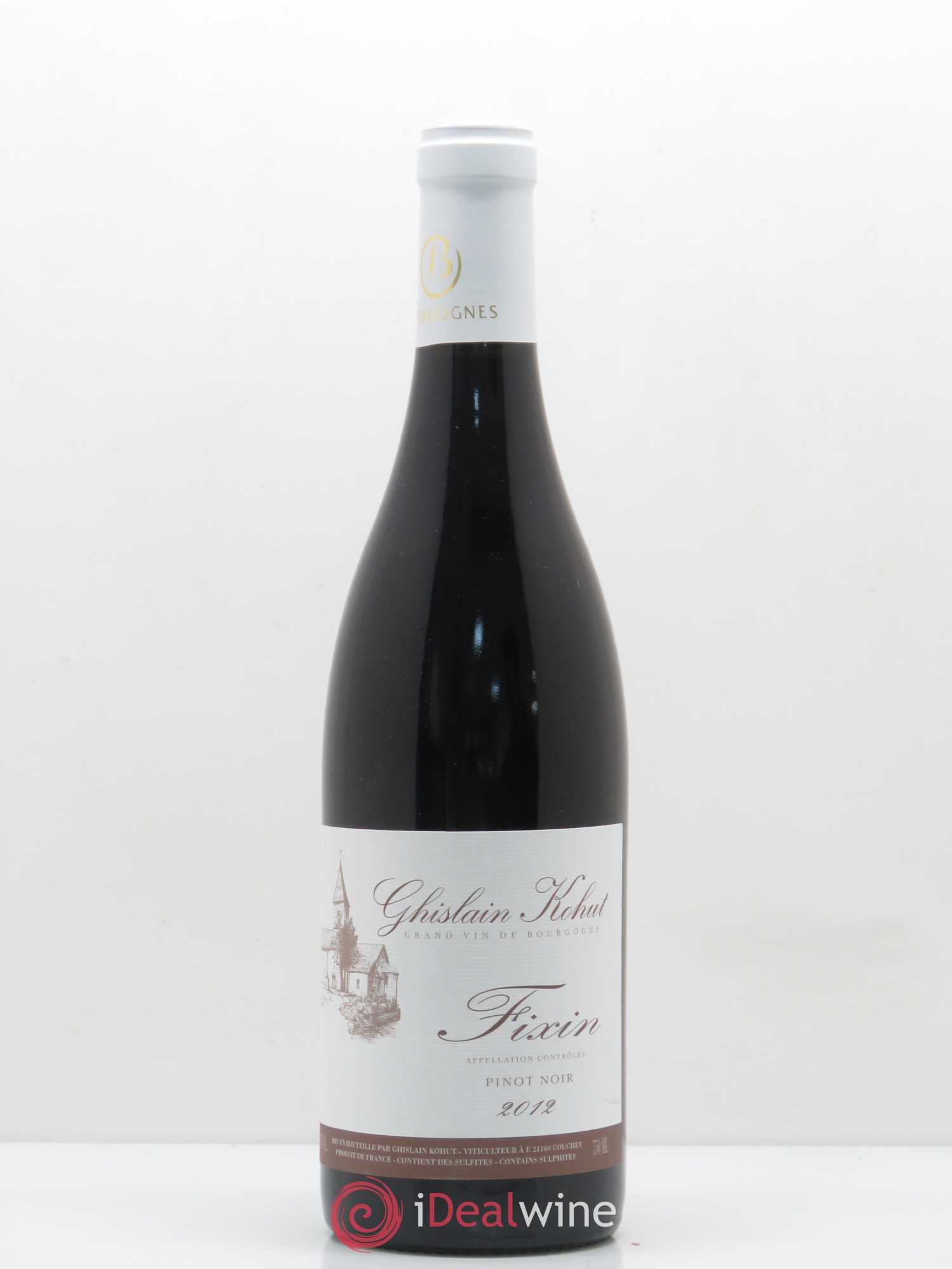 Fixin Ghislain Kohut 2012 - Lot de 1 bouteille - 0