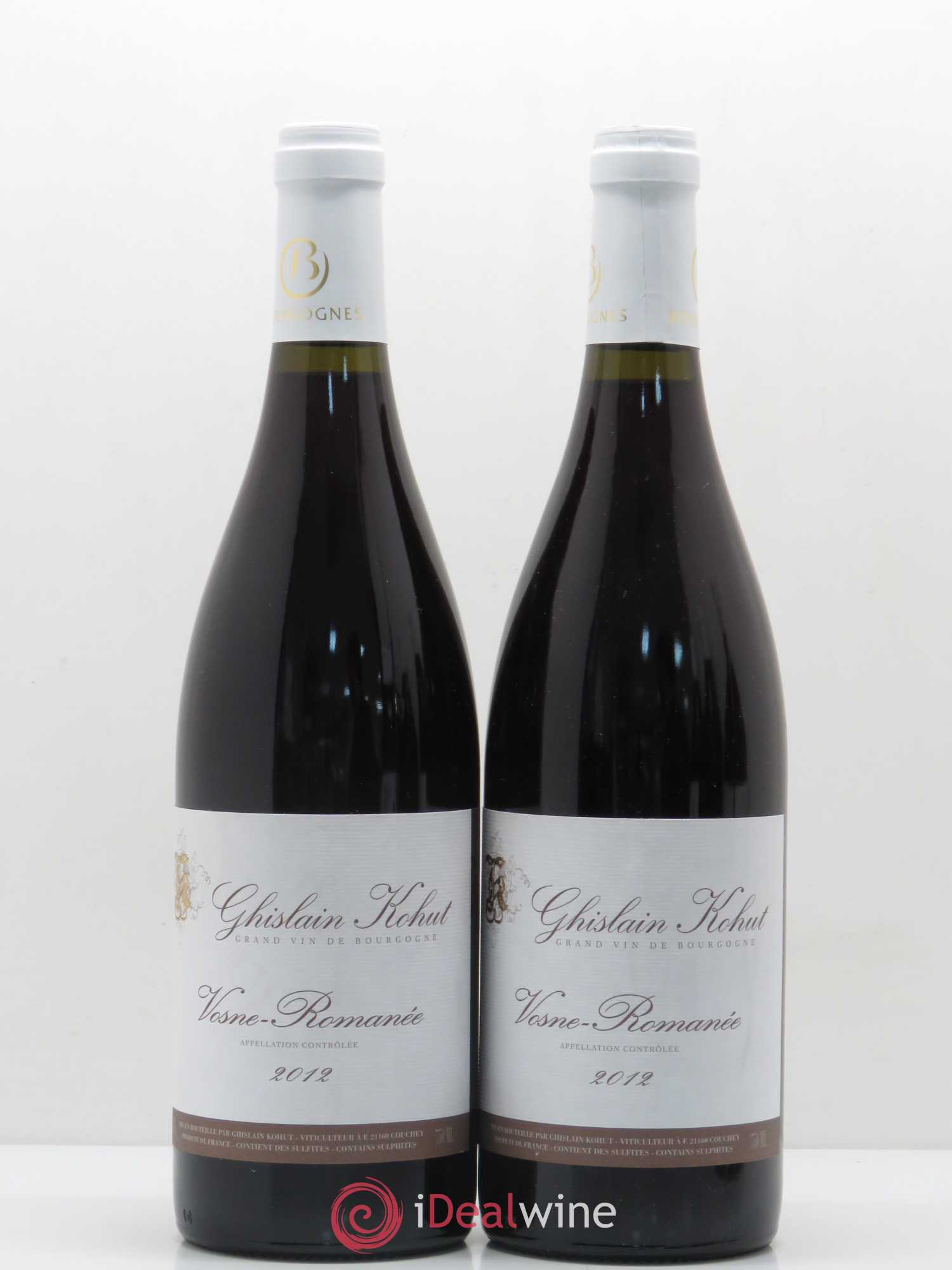 Vosne-Romanée Ghislain Kohut 2012 - Lot de 5 bouteilles - 2