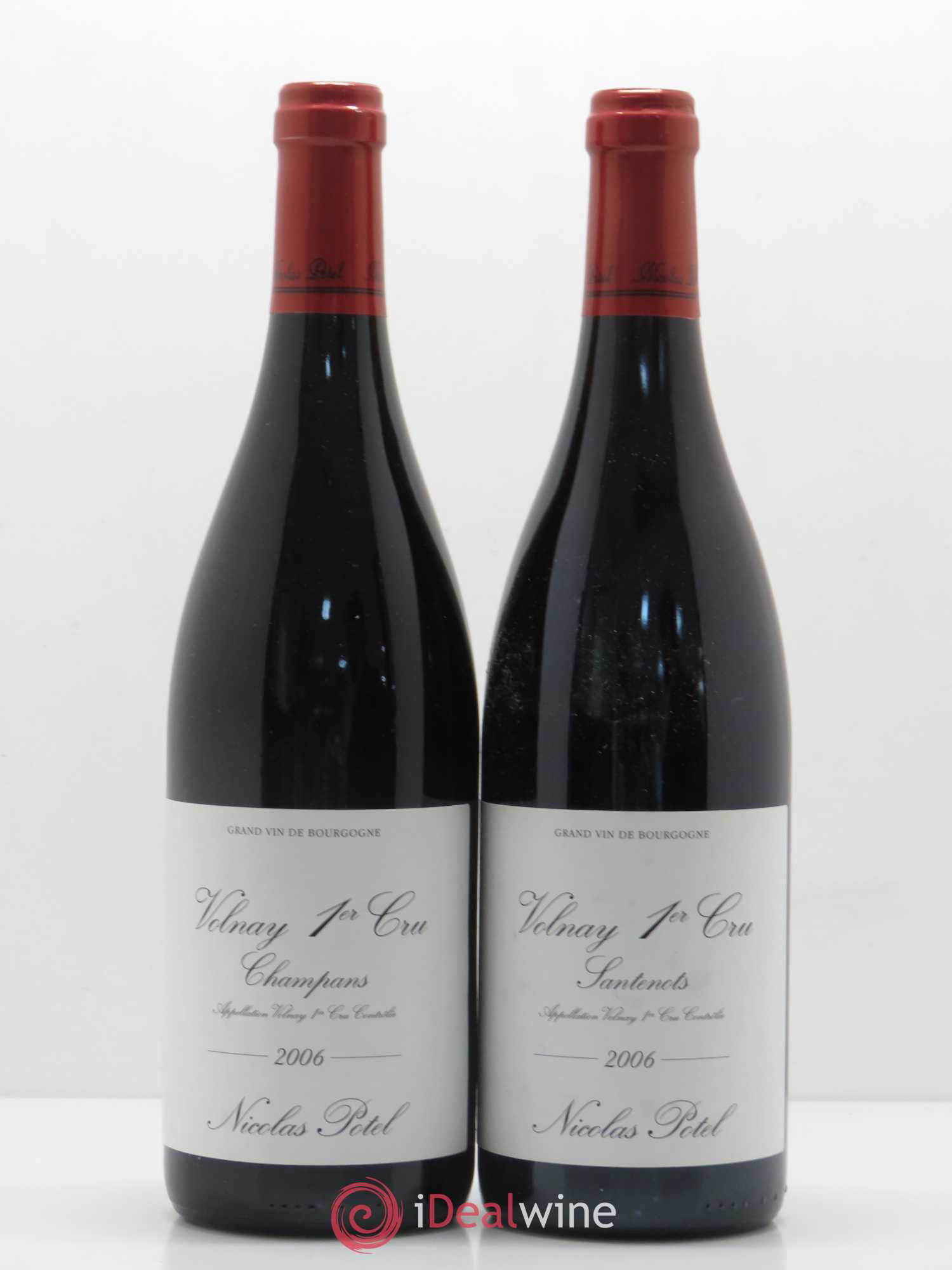 Volnay 1er Cru Champans Nicolas Potel 2006 - Lot de 2 bouteilles - 0