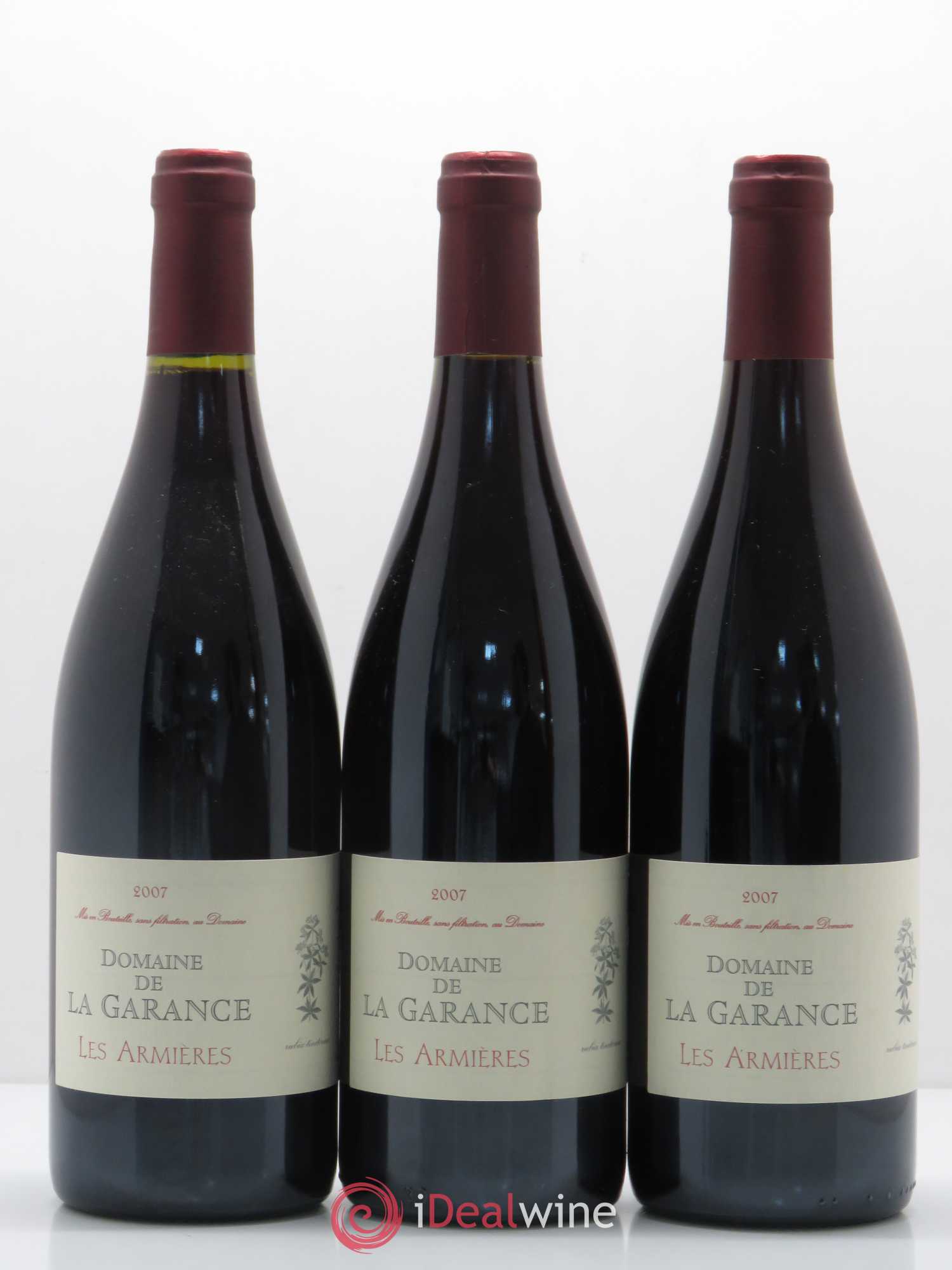 Coteaux du Languedoc Les Armières Domaine de la Garance 2007 - Posten von 3 Flaschen - 0