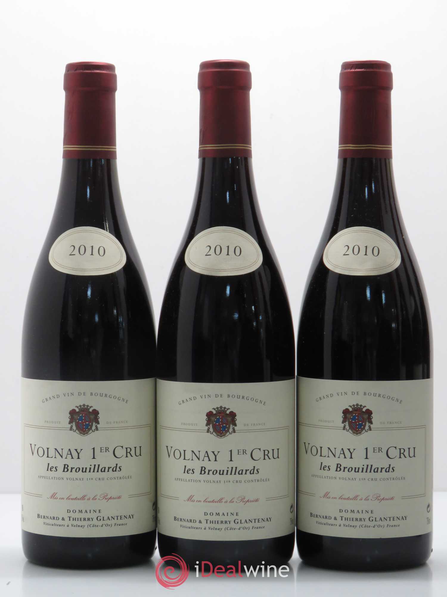 Volnay 1er Cru Les Brouillards Bernard et Thierry Glantenay (Domaine) 2010 - Lot de 6 bouteilles - 2