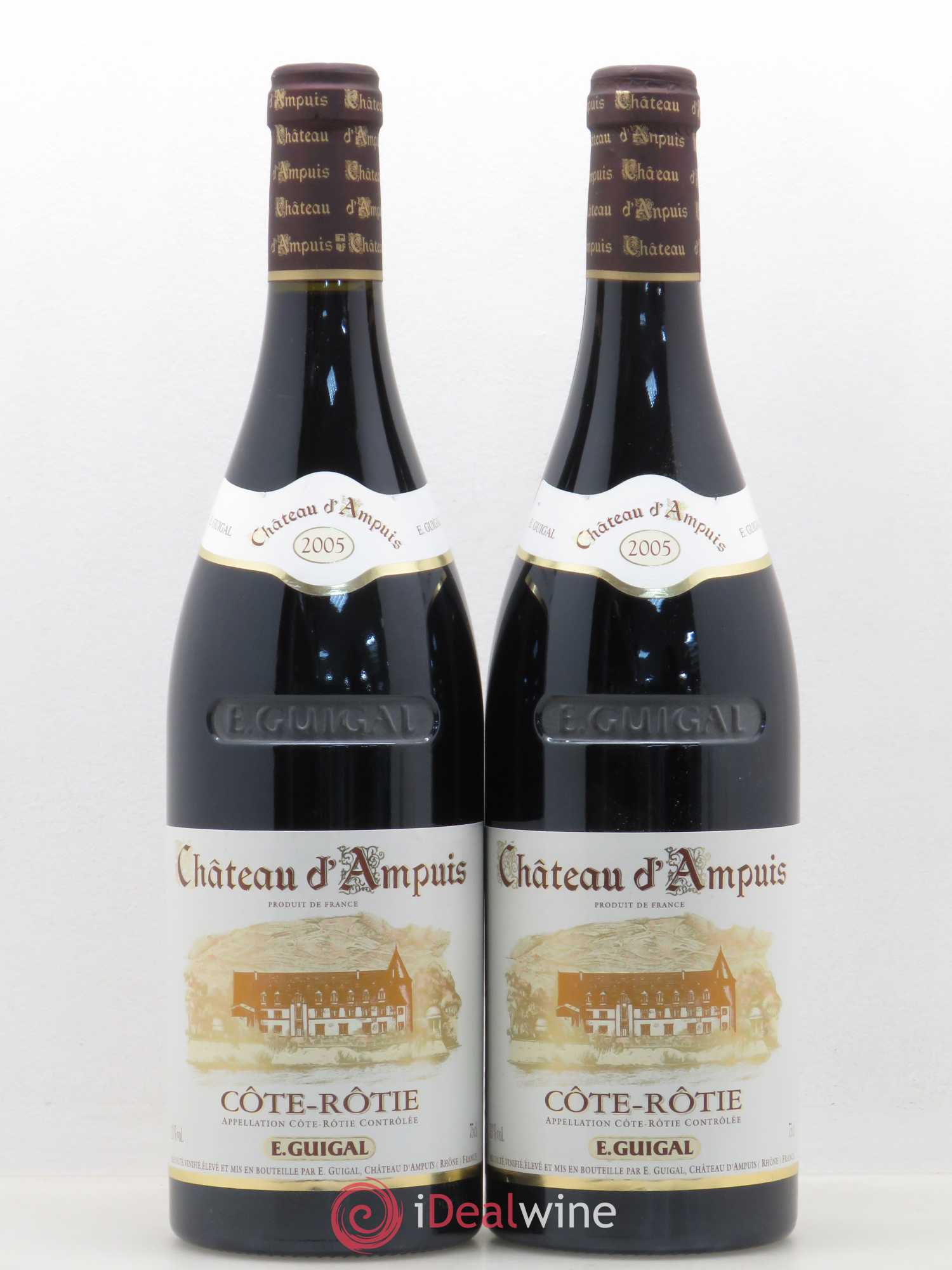 Côte-Rôtie Château d'Ampuis Guigal 2005 - Lot de 2 bouteilles - 0