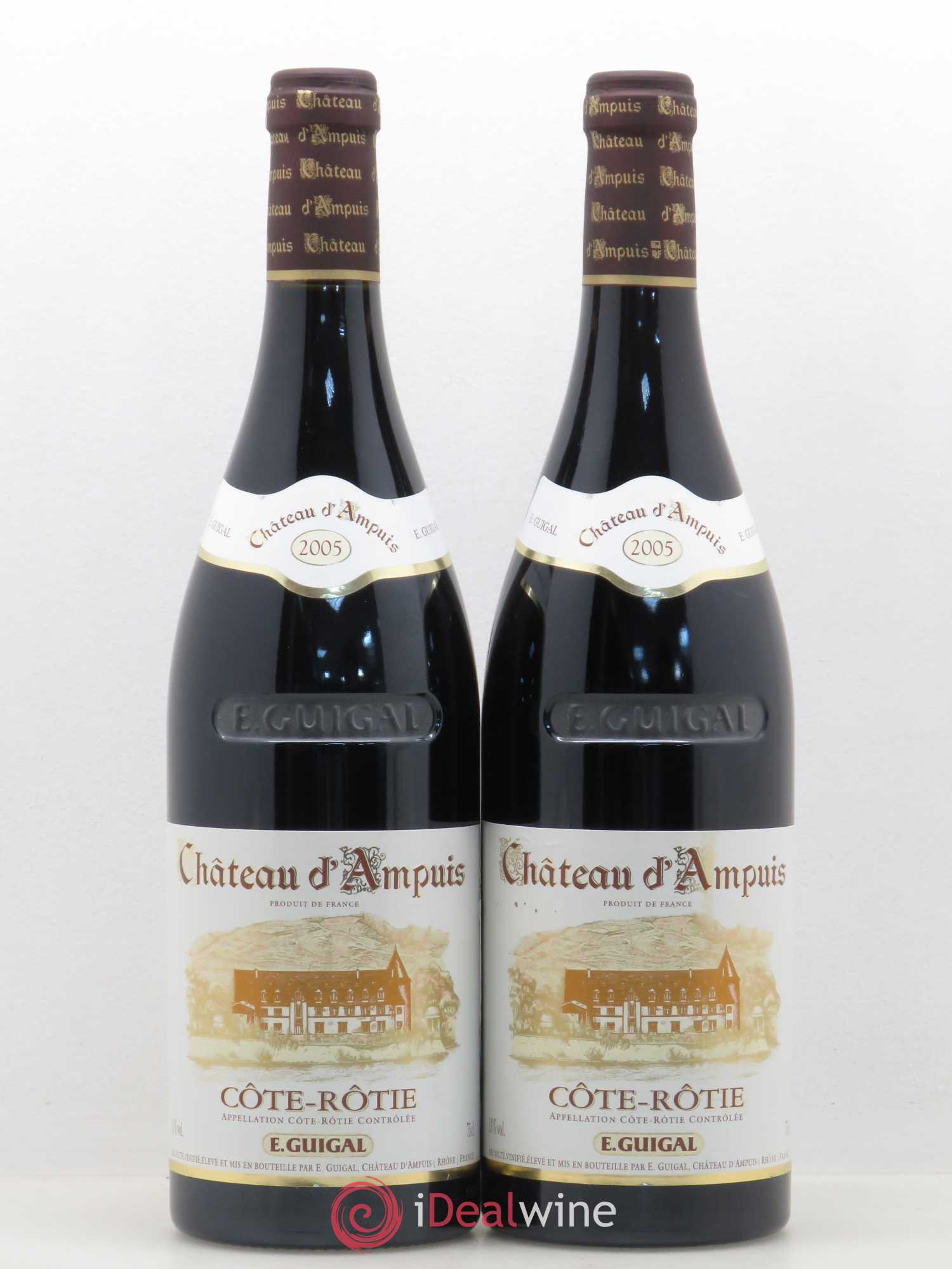Côte-Rôtie Château d'Ampuis Guigal 2005 - Lot de 2 bouteilles - 0