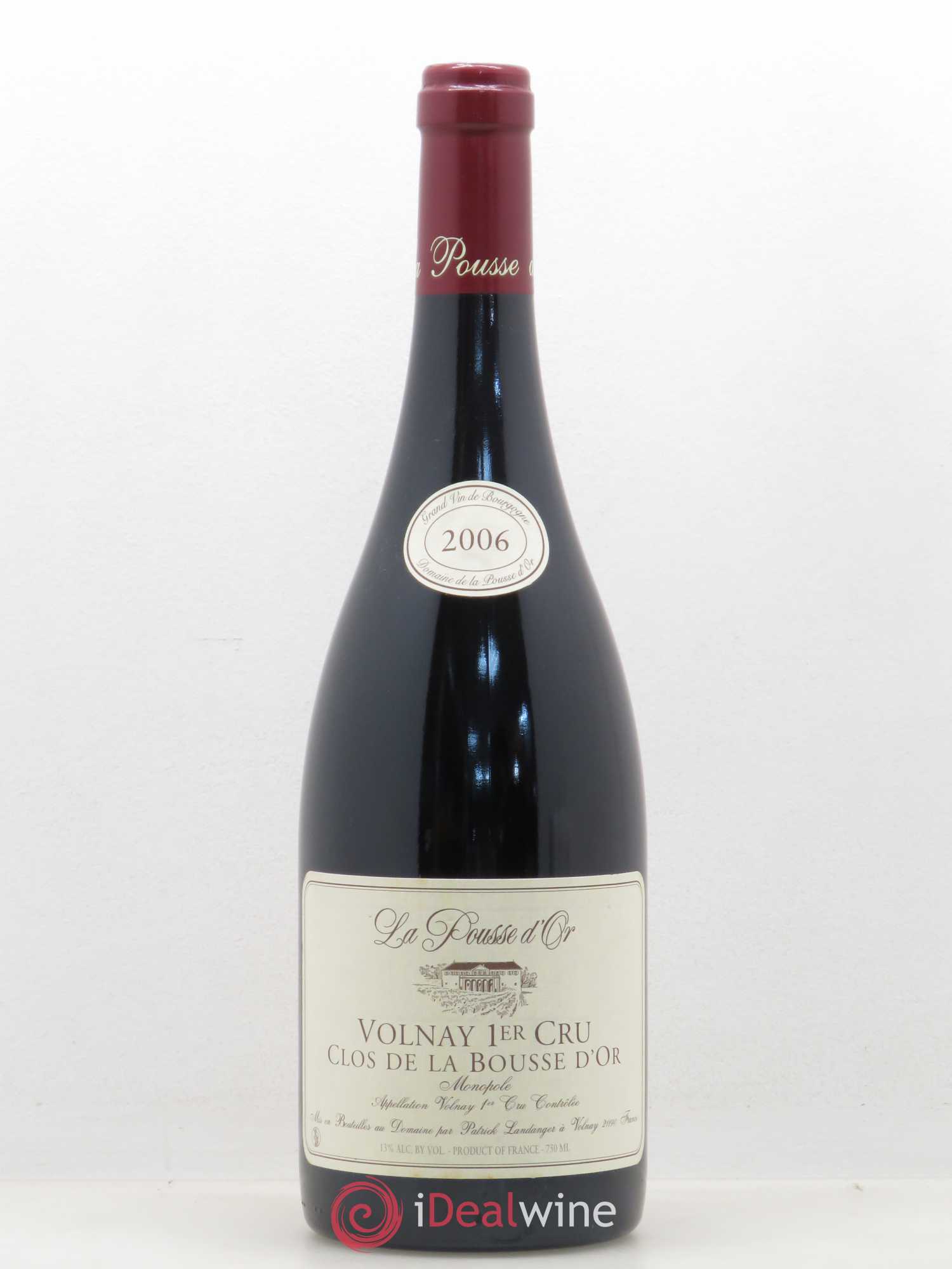 Volnay 1er Cru Clos de la Bousse d'Or La Pousse d'Or (Domaine de) 2006 - Lot de 1 bouteille - 0