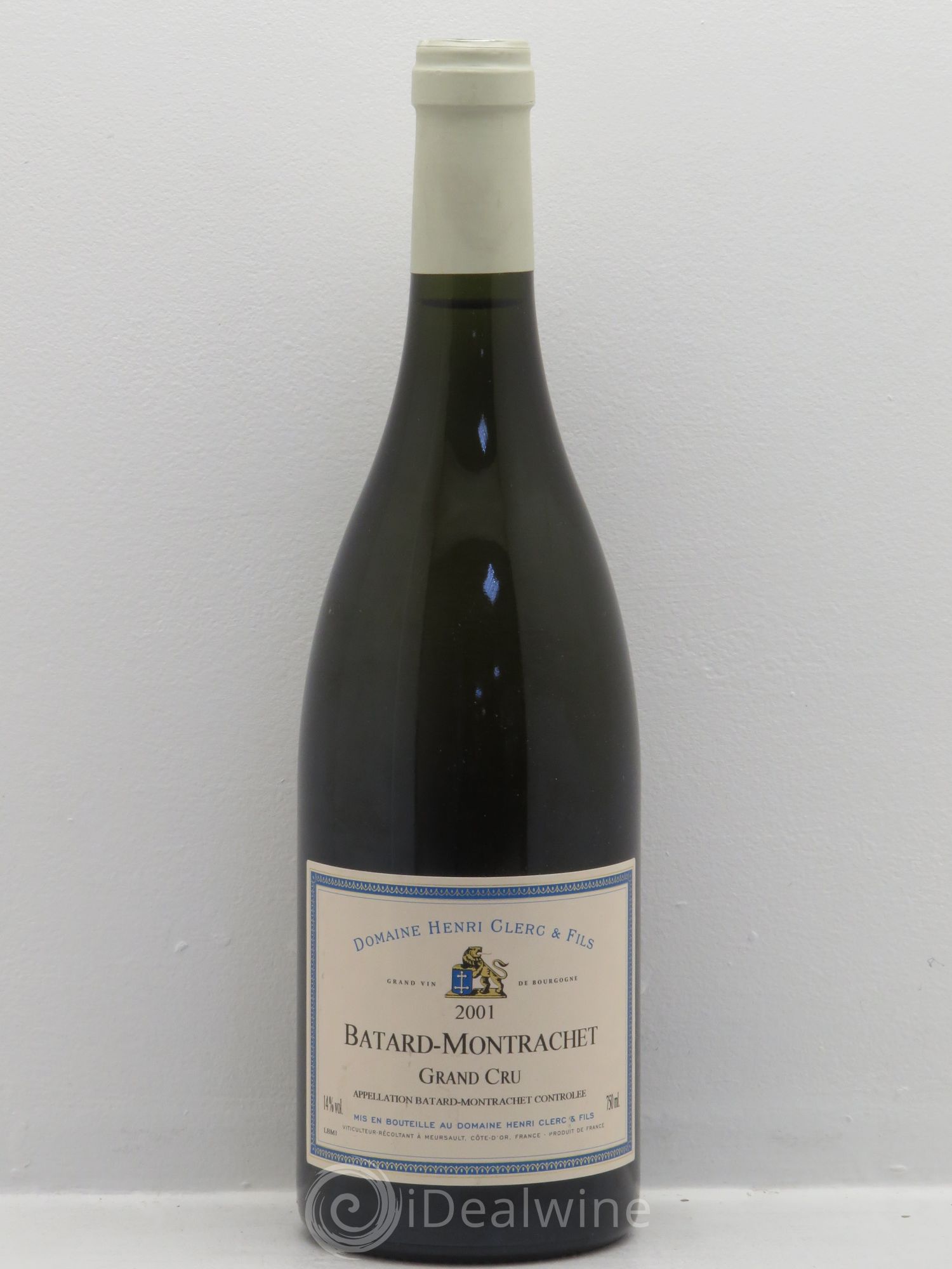 Bâtard-Montrachet Grand Cru Henri Clerc 2001 - Lot de 1 bouteille - 0