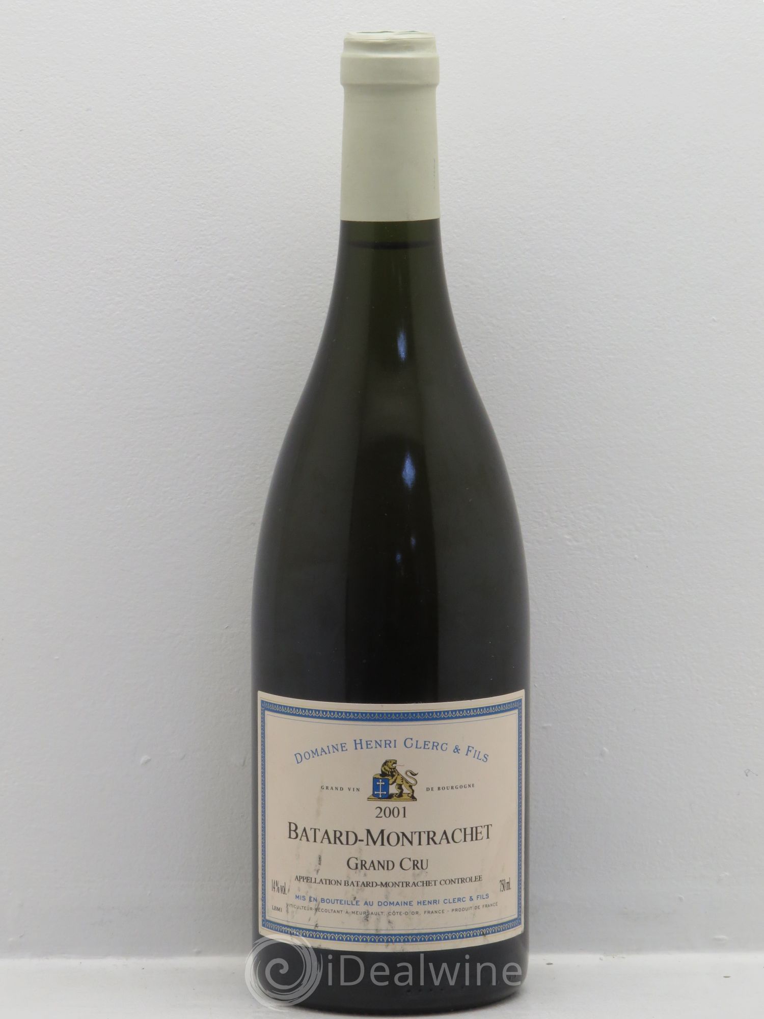 Bâtard-Montrachet Grand Cru Henri Clerc 2001 - Lot de 1 bouteille - 0