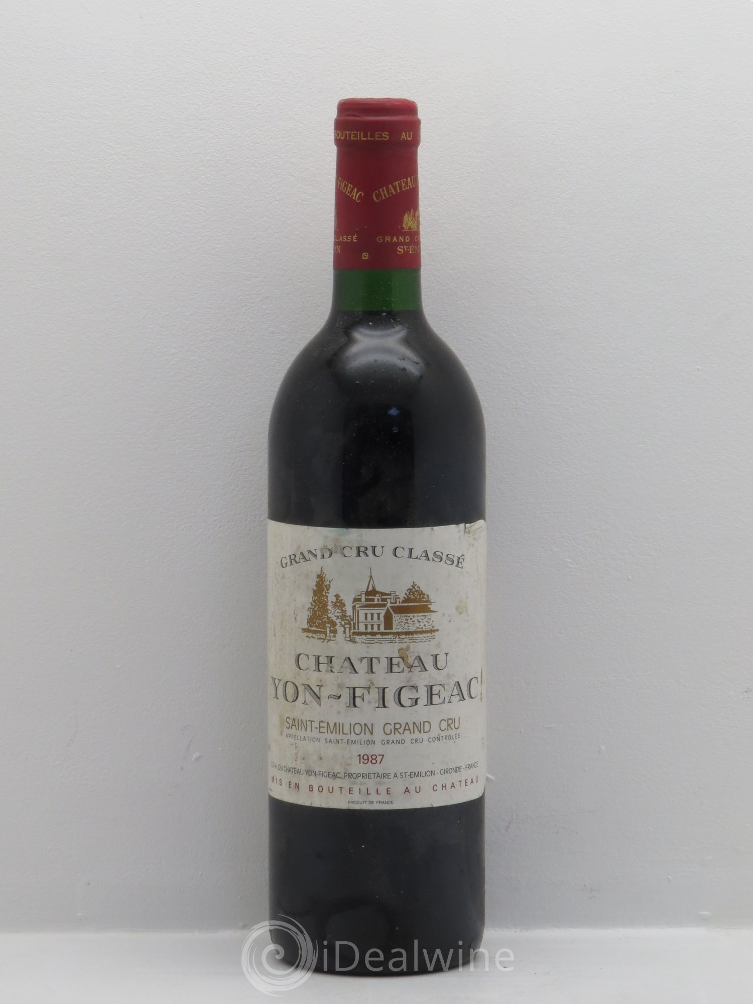 Château Yon Figeac Grand Cru Classé 1987 - Lot de 1 bouteille - 0