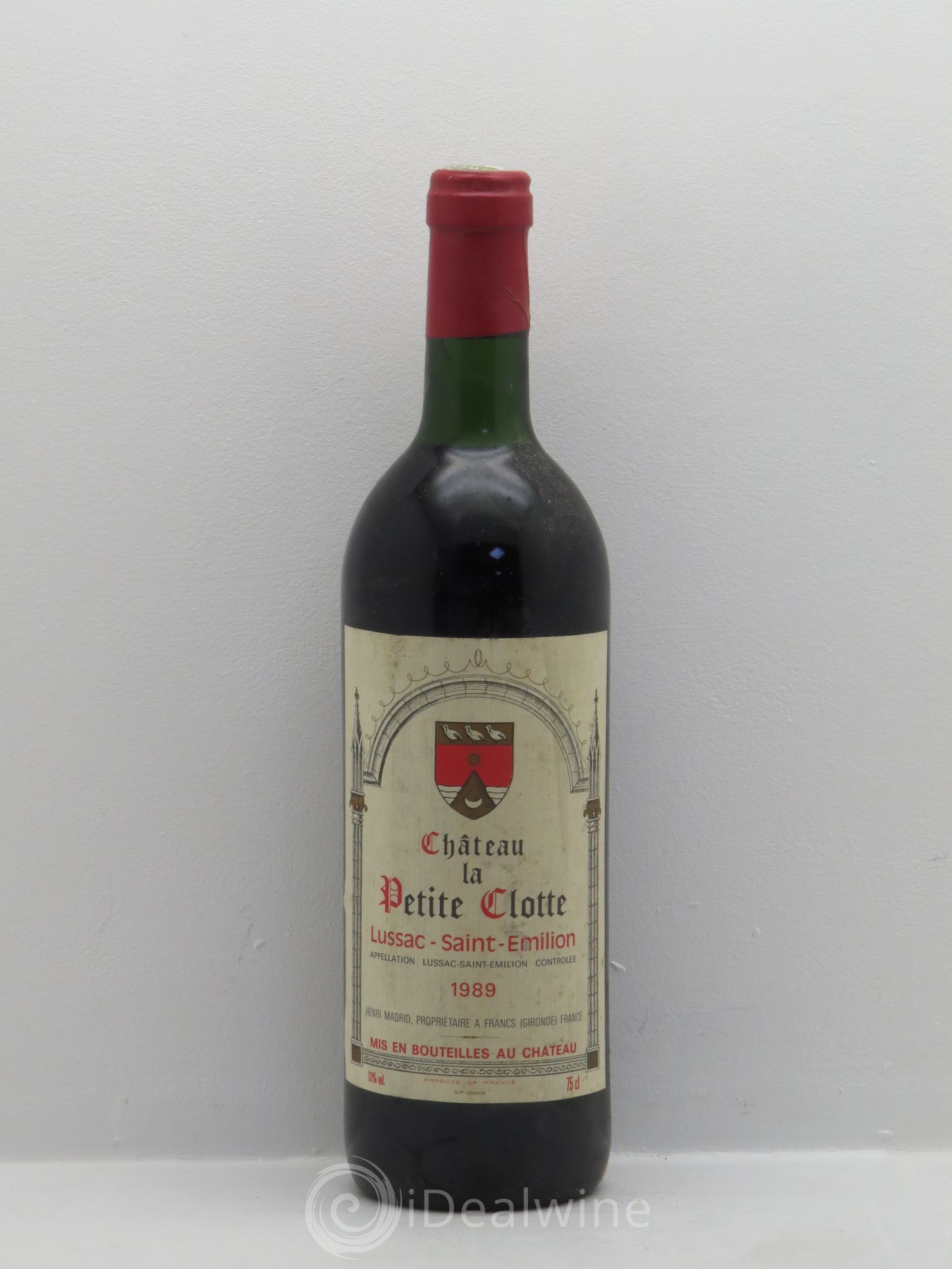 Bordeaux Château Petite Clotte - Lussac St Emilion 1989 - Posten von 6 Flaschen - 0