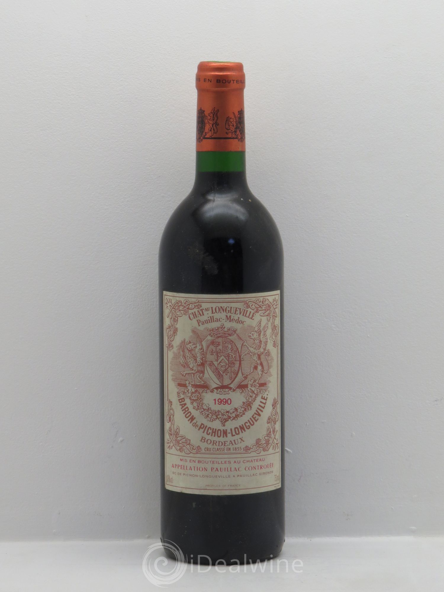 Pichon Longueville Baron 2ème Grand Cru Classé 1990 - Lot de 1 bouteille - 0