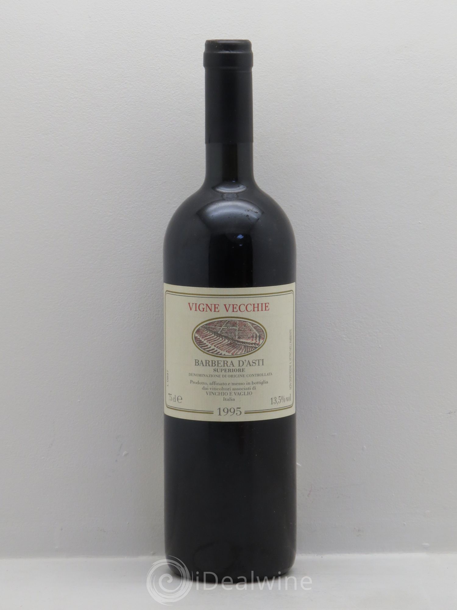 Italie Barbera d'Asti Vigne Vecchie 1995 - Lot de 1 bouteille - 0