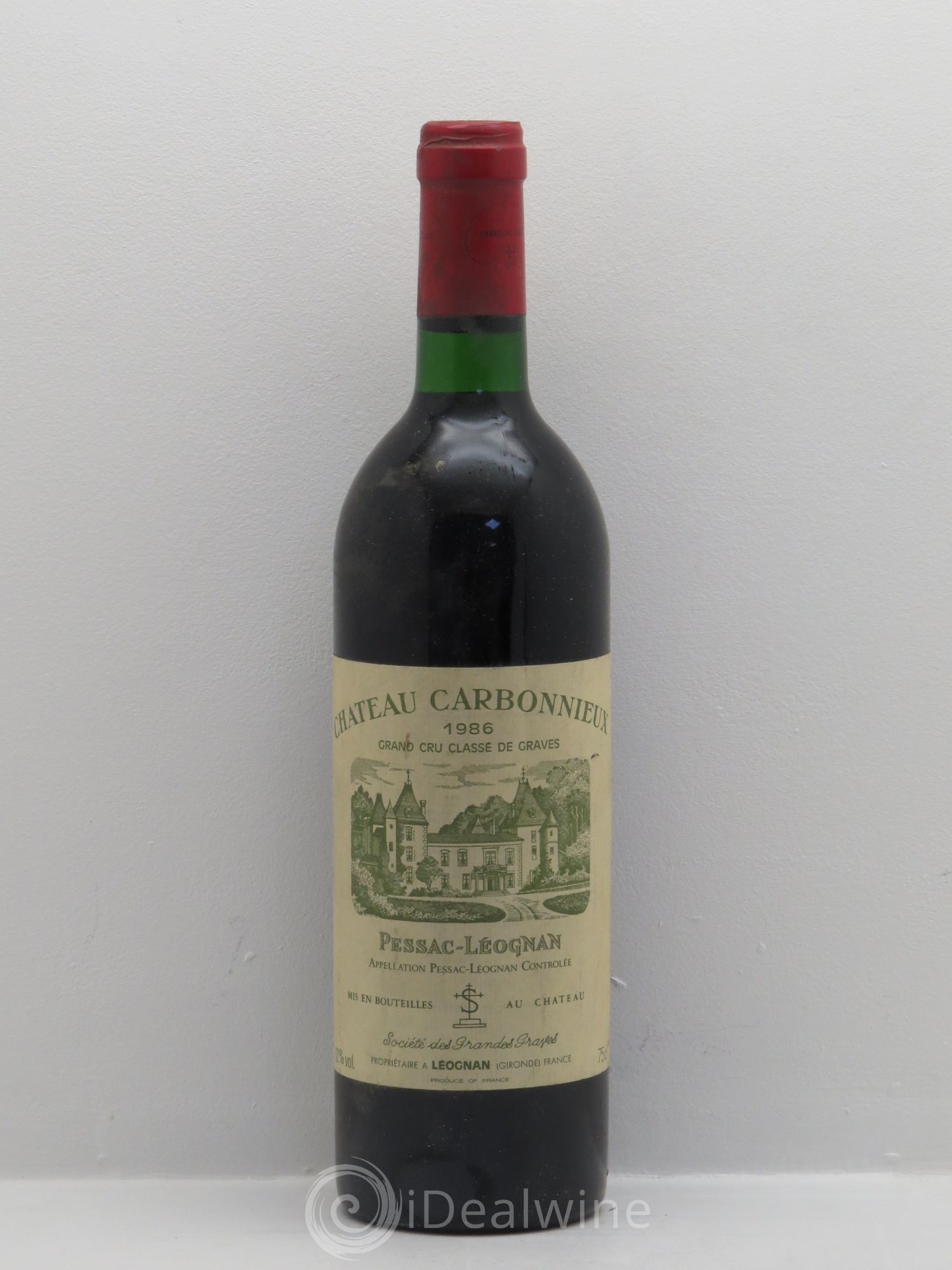 Château Carbonnieux Cru Classé de Graves 1986 - Lot de 1 bouteille - 0