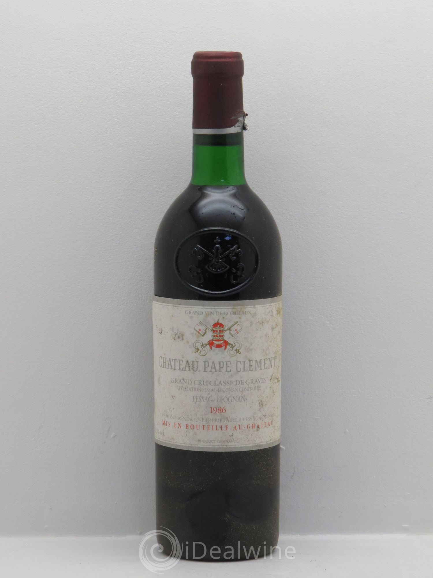 Château Pape Clément Cru Classé de Graves 1986 - Lot de 1 bouteille - 0