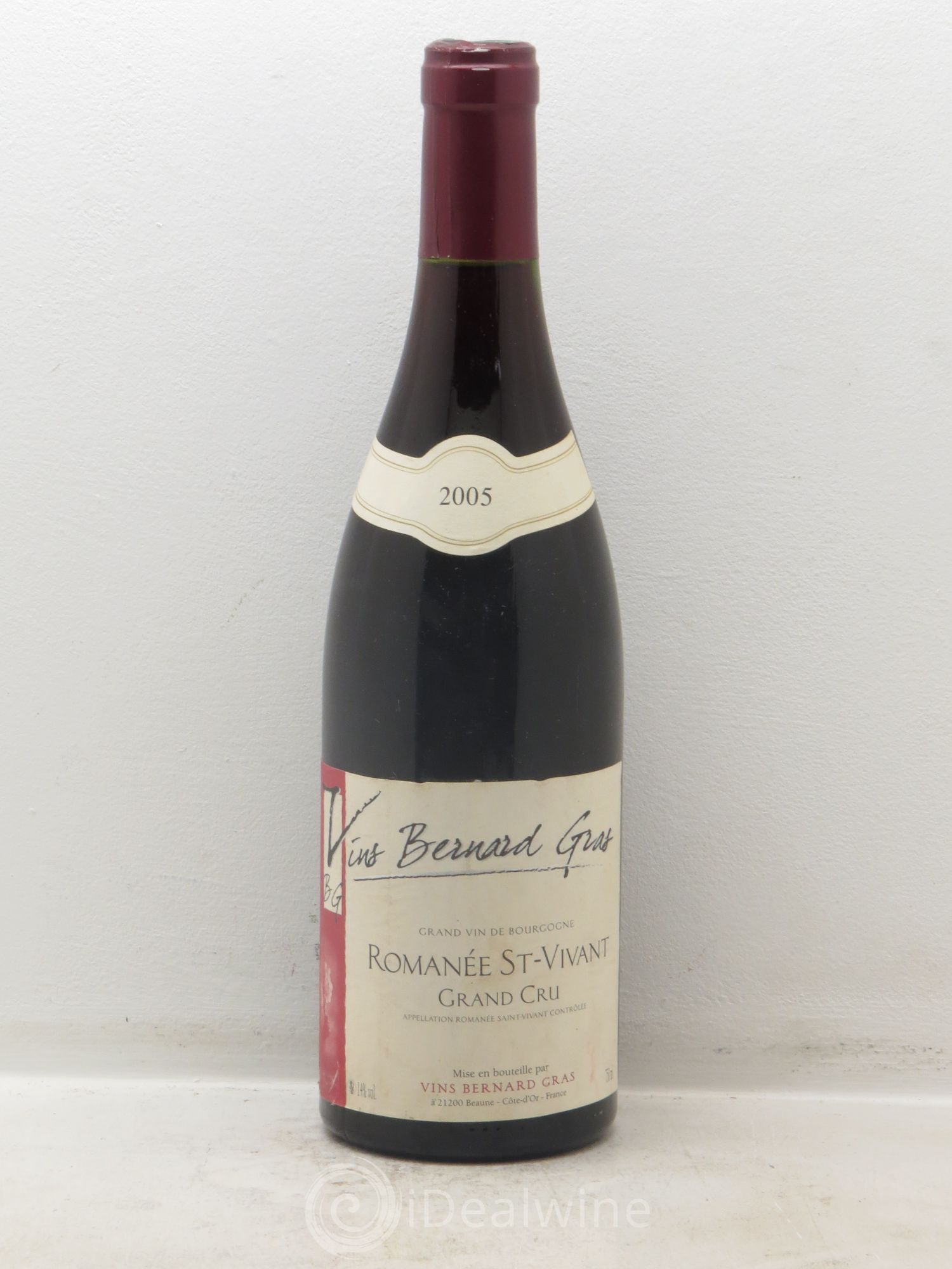 Romanée-Saint-Vivant Grand Cru Bernard Gras 2005 - Lot de 1 bouteille - 0