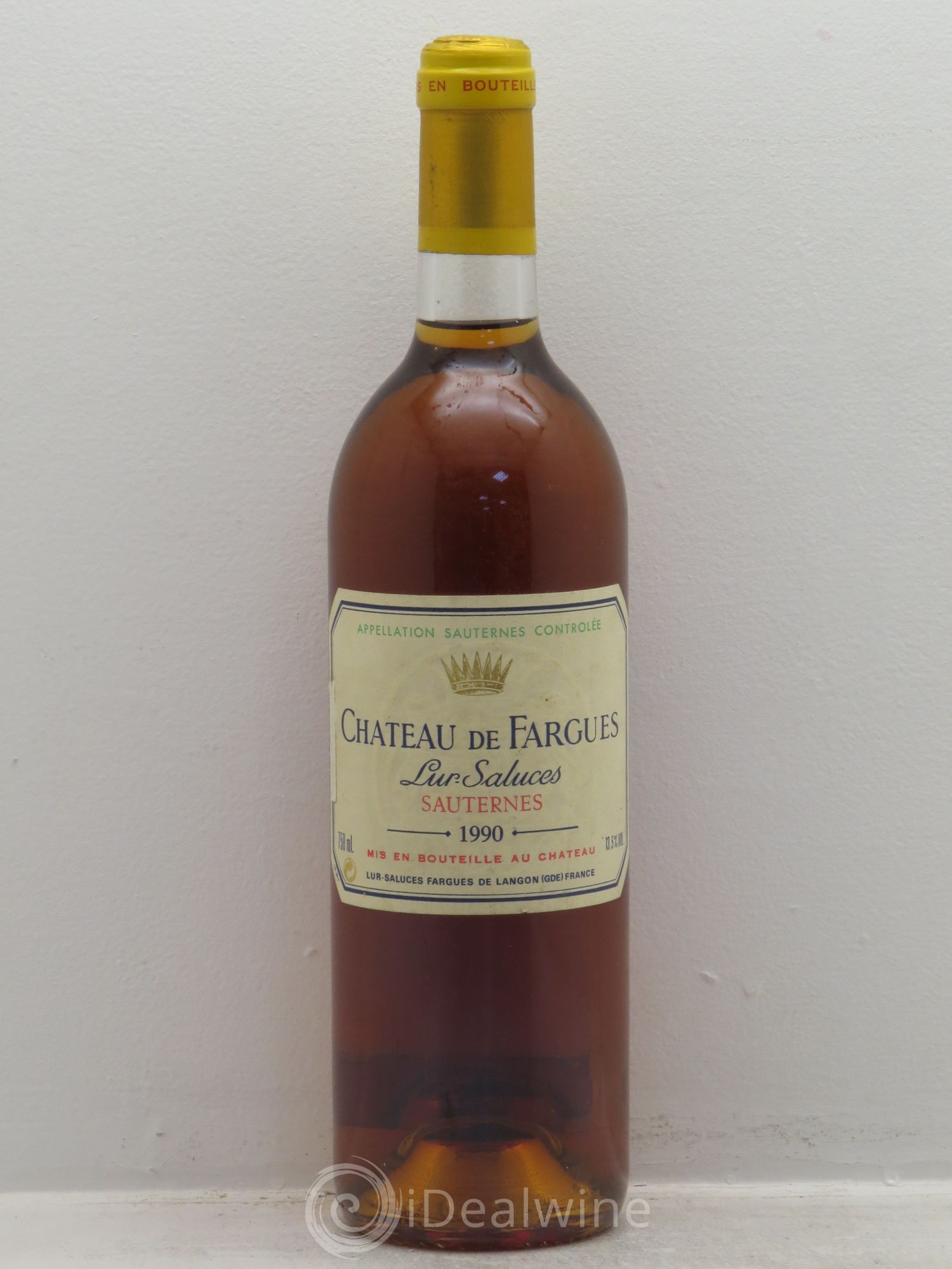 Château de Fargues 1990 - Lot de 1 bouteille - 0