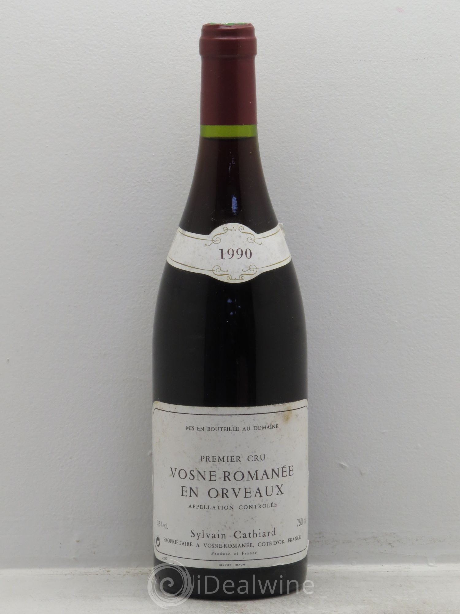 Vosne-Romanée 1er Cru S.Cathiard 1990 - Lot de 1 bouteille - 0
