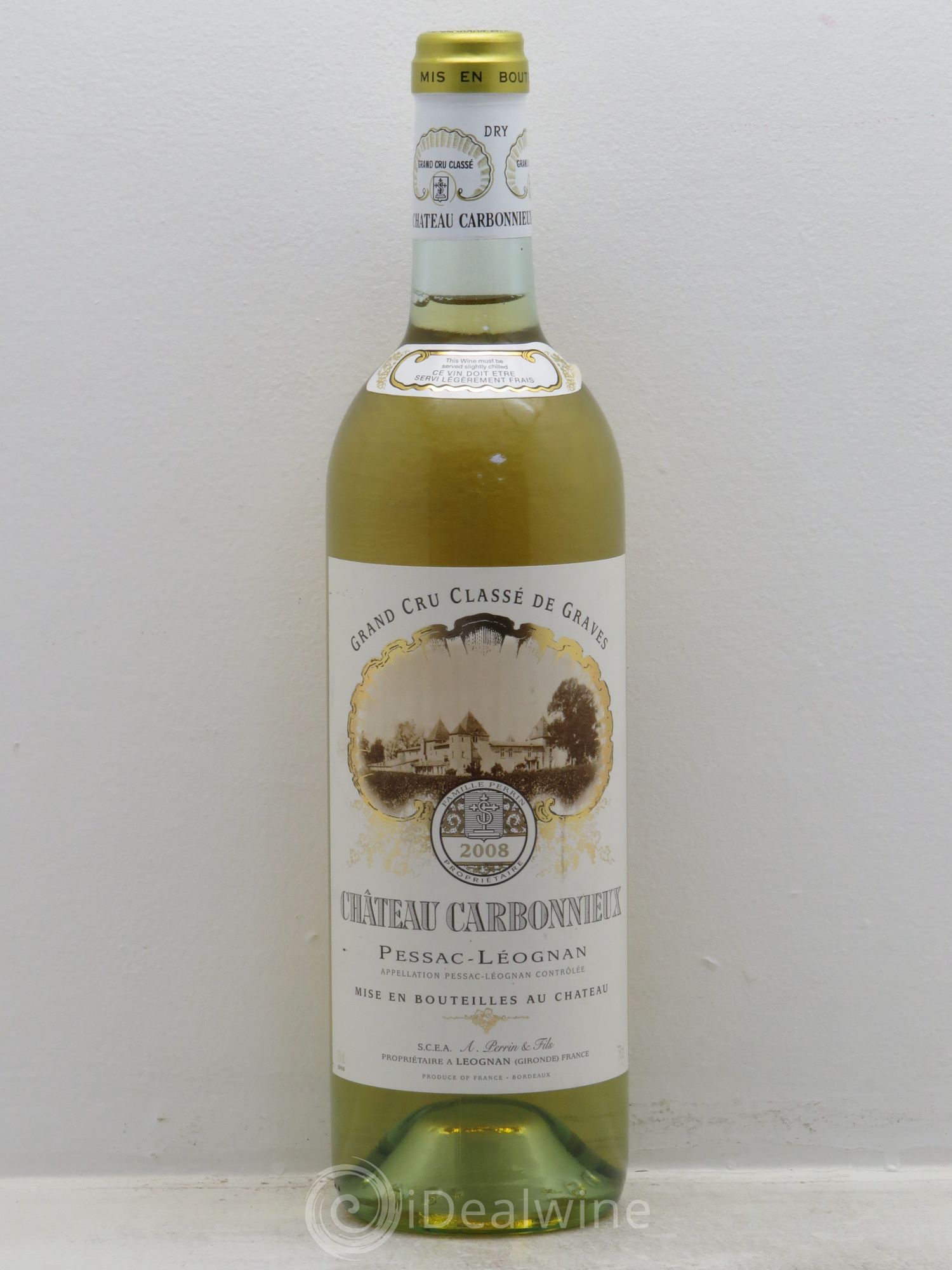 Château Carbonnieux Cru Classé de Graves 2008 - Lot de 1 bouteille - 0