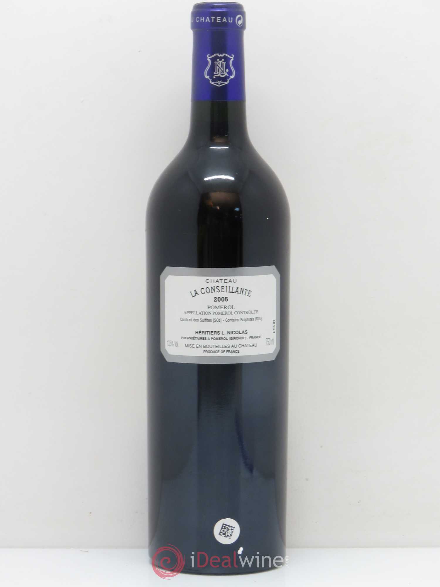 Château la Conseillante 2005 - Lot de 1 bouteille - 1