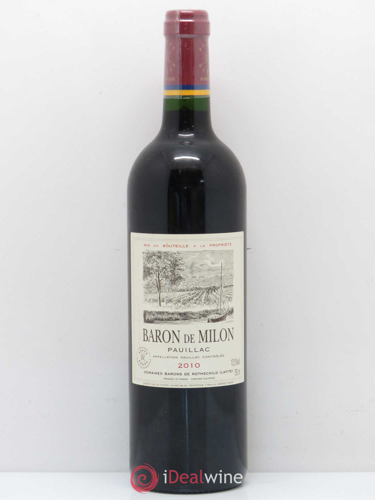 Pauillac Baron de Milon 2010 - Posten von 1 Flasche - 0