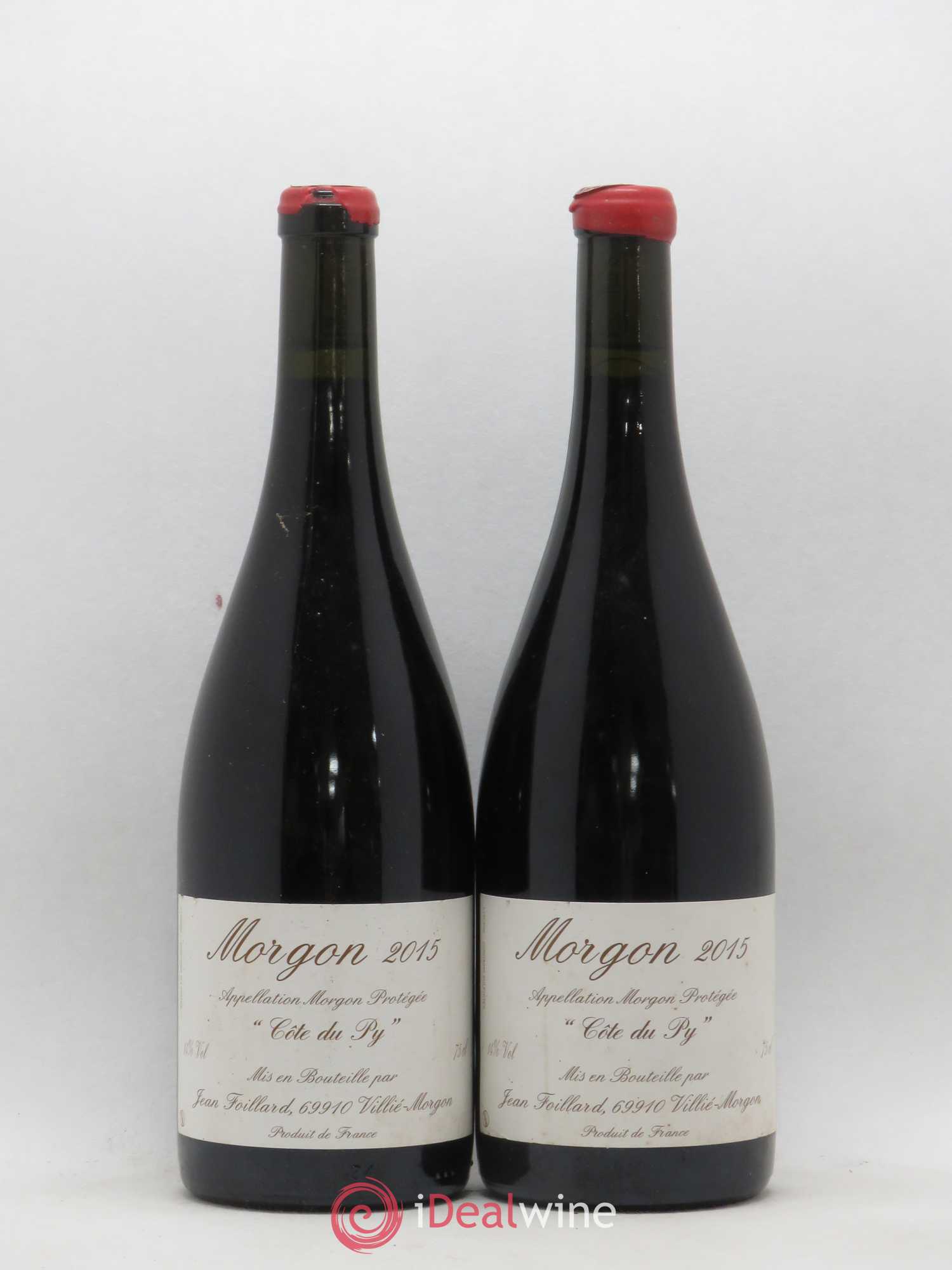 Morgon Côte du Py Jean Foillard (sans prix de réserve) 2015 - Lot de 2 bouteilles - 0