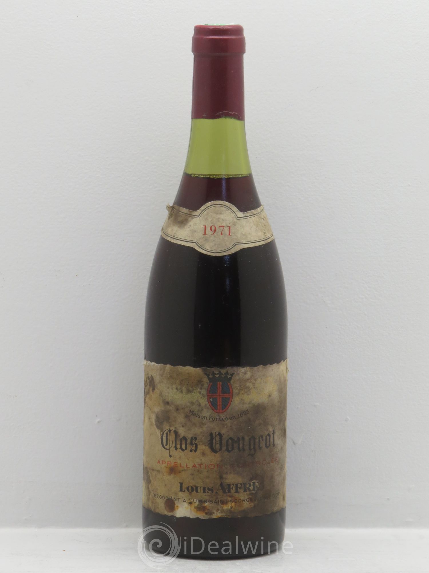 Clos de Vougeot Grand Cru Louis Affre 1971 - Lot de 1 bouteille - 0