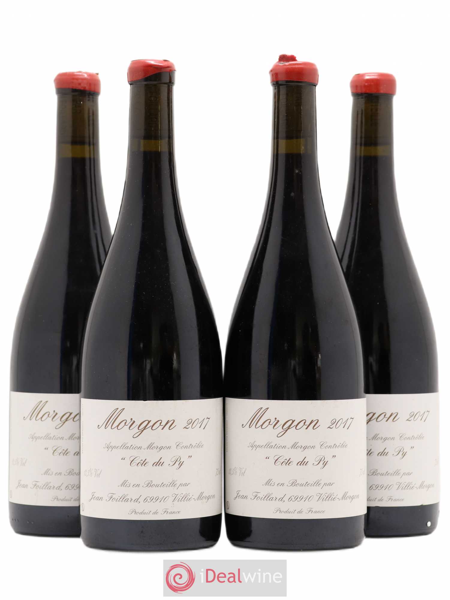 Morgon Côte du Py Jean Foillard 2017 - Lot de 4 bouteilles - 0
