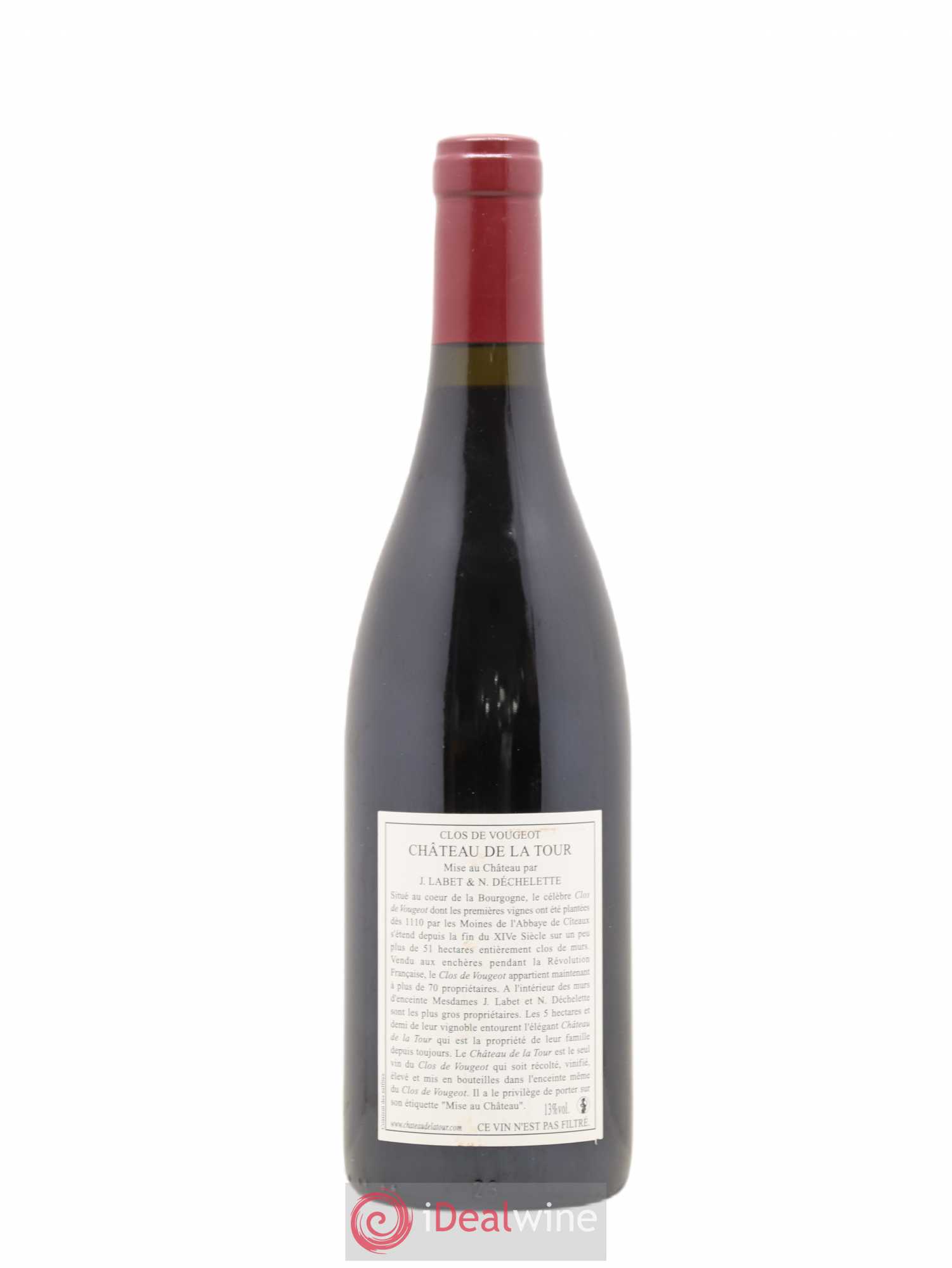 Clos de Vougeot Grand Cru Château de La Tour 2009 - Lot de 1 bouteille - 1