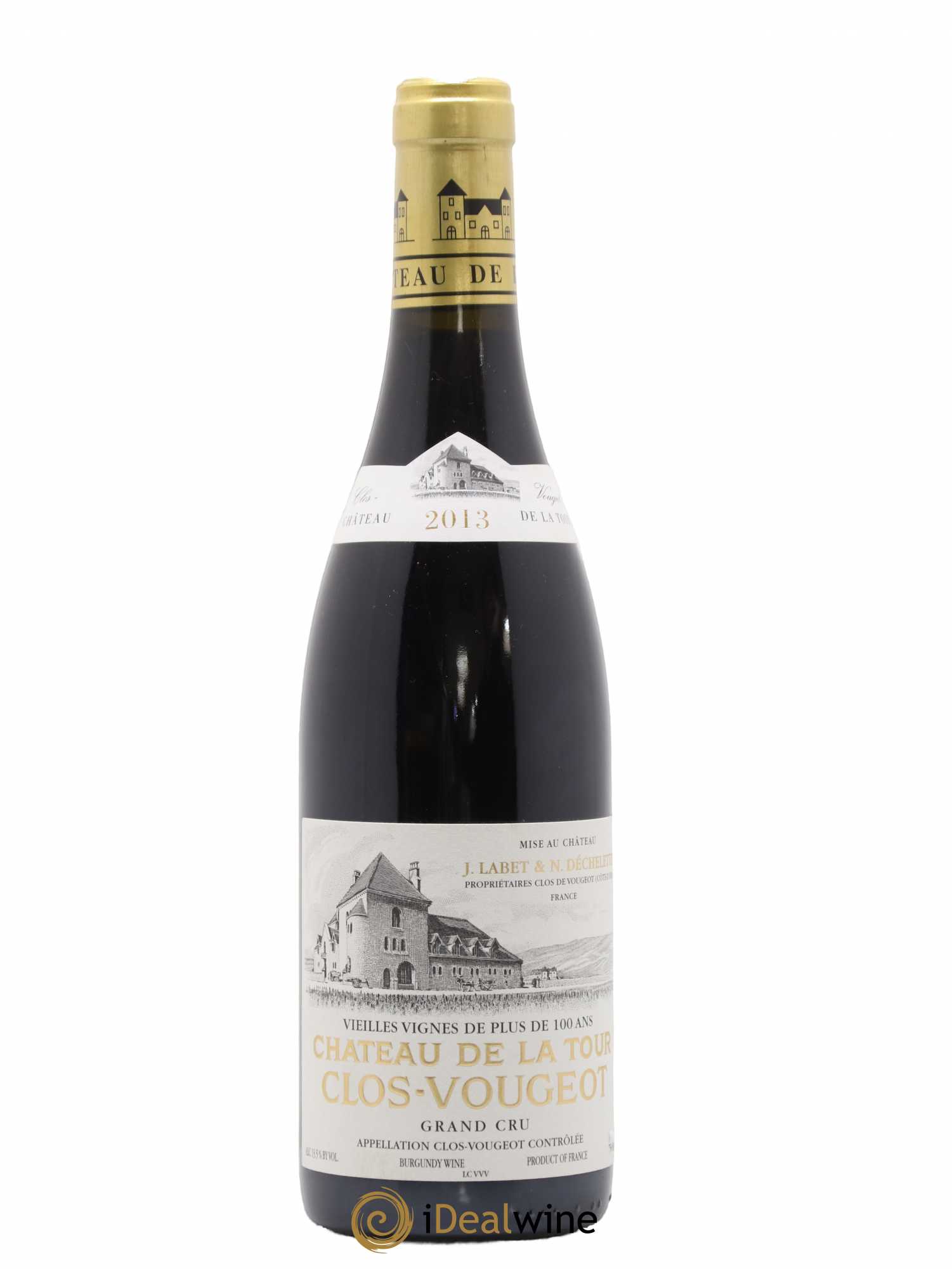 Clos de Vougeot Grand Cru Vieilles Vignes Château de La Tour 2013 - Lot de 1 bouteille - 0