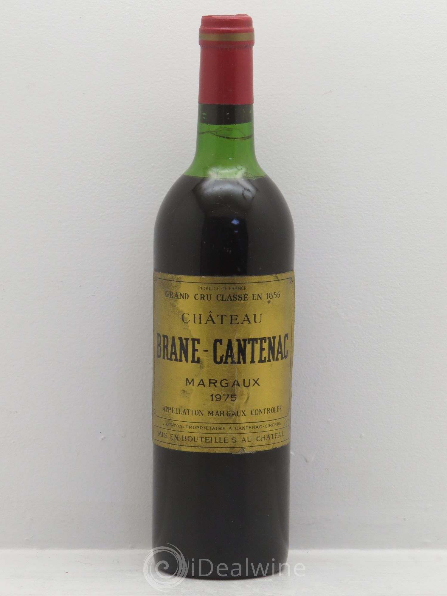 Château Brane Cantenac 2ème Grand Cru Classé 1975 - Lot de 1 bouteille - 0