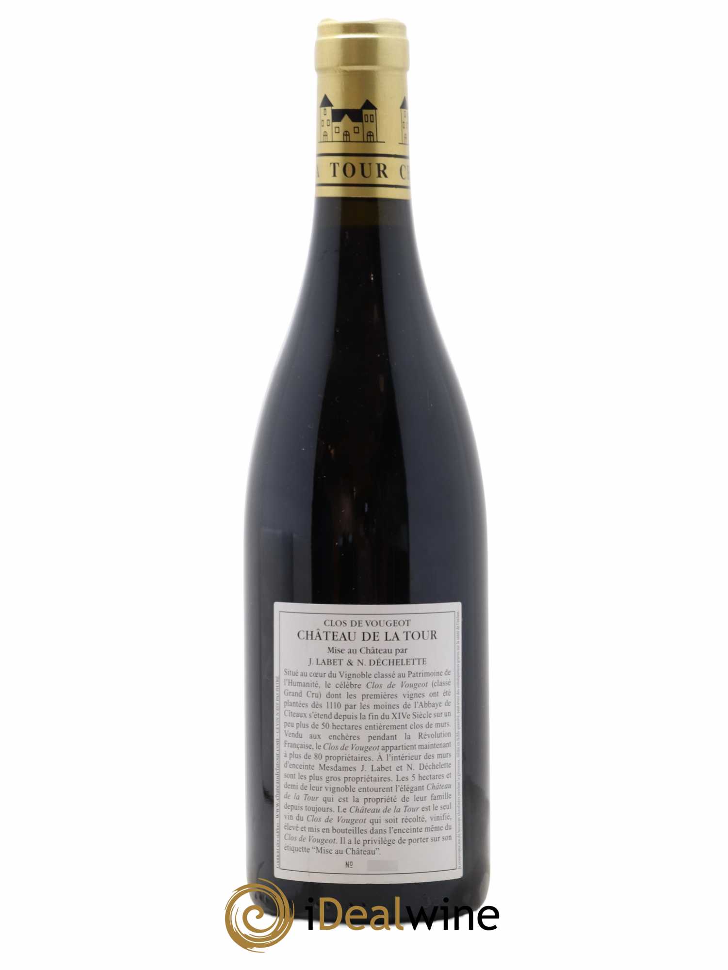 Clos de Vougeot Grand Cru Vieilles Vignes Château de La Tour  (no reserve) 2015 - Lot of 1 bottle - 1