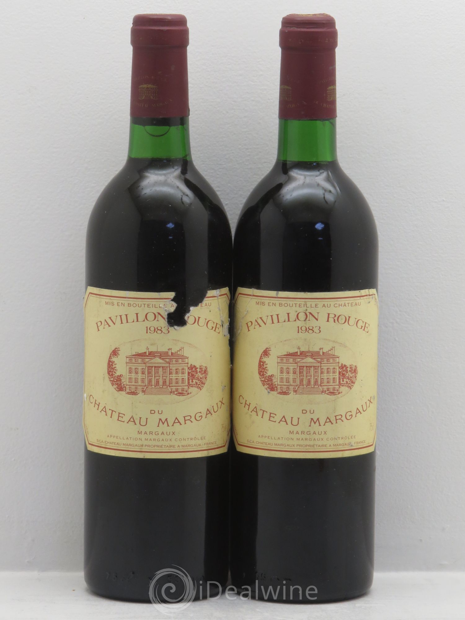 Pavillon Rouge du Château Margaux Second Vin 1983 - Lot de 2 bouteilles - 0