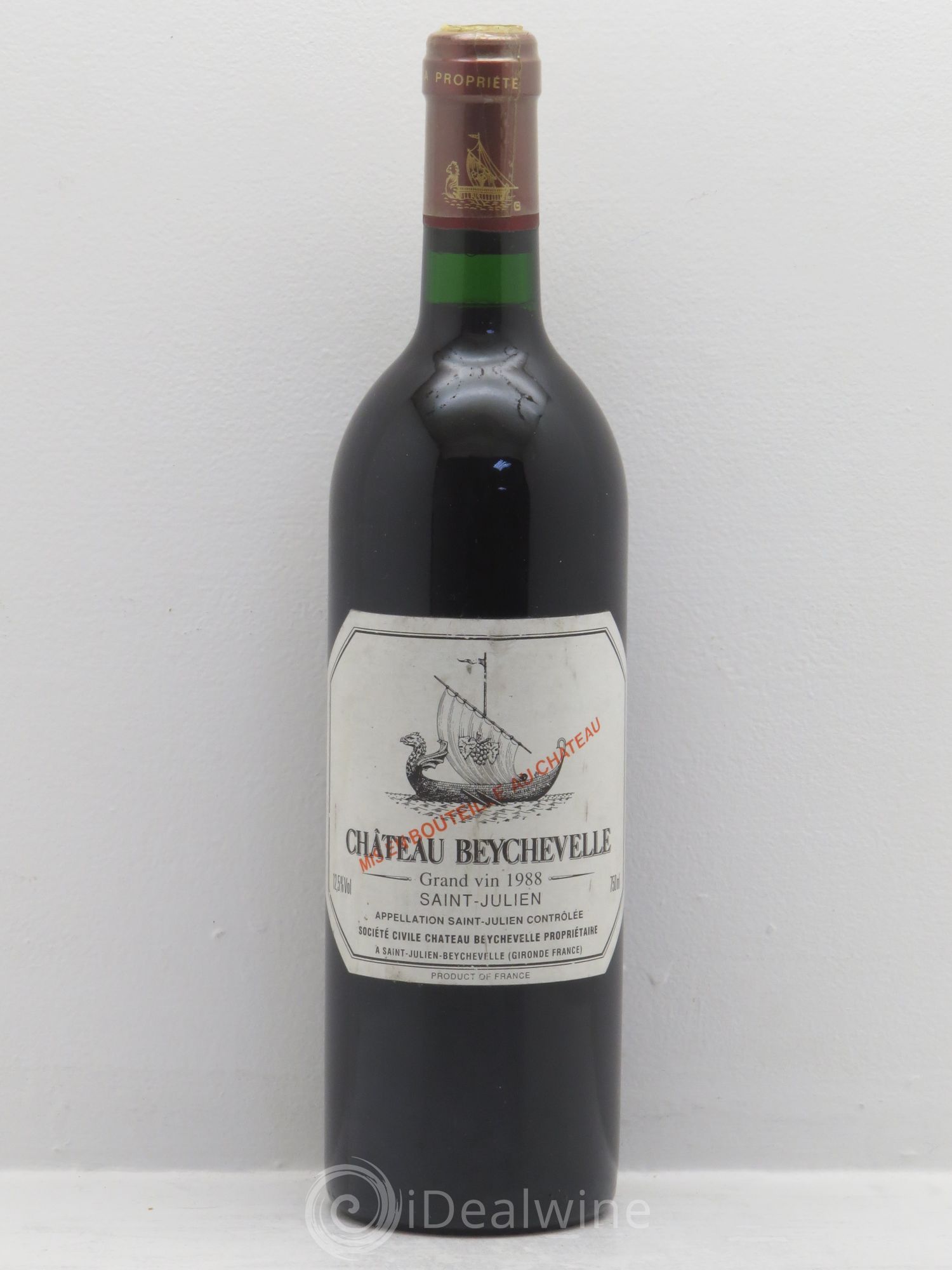 Château Beychevelle 4ème Grand Cru Classé 1988 - Lot de 1 bouteille - 0