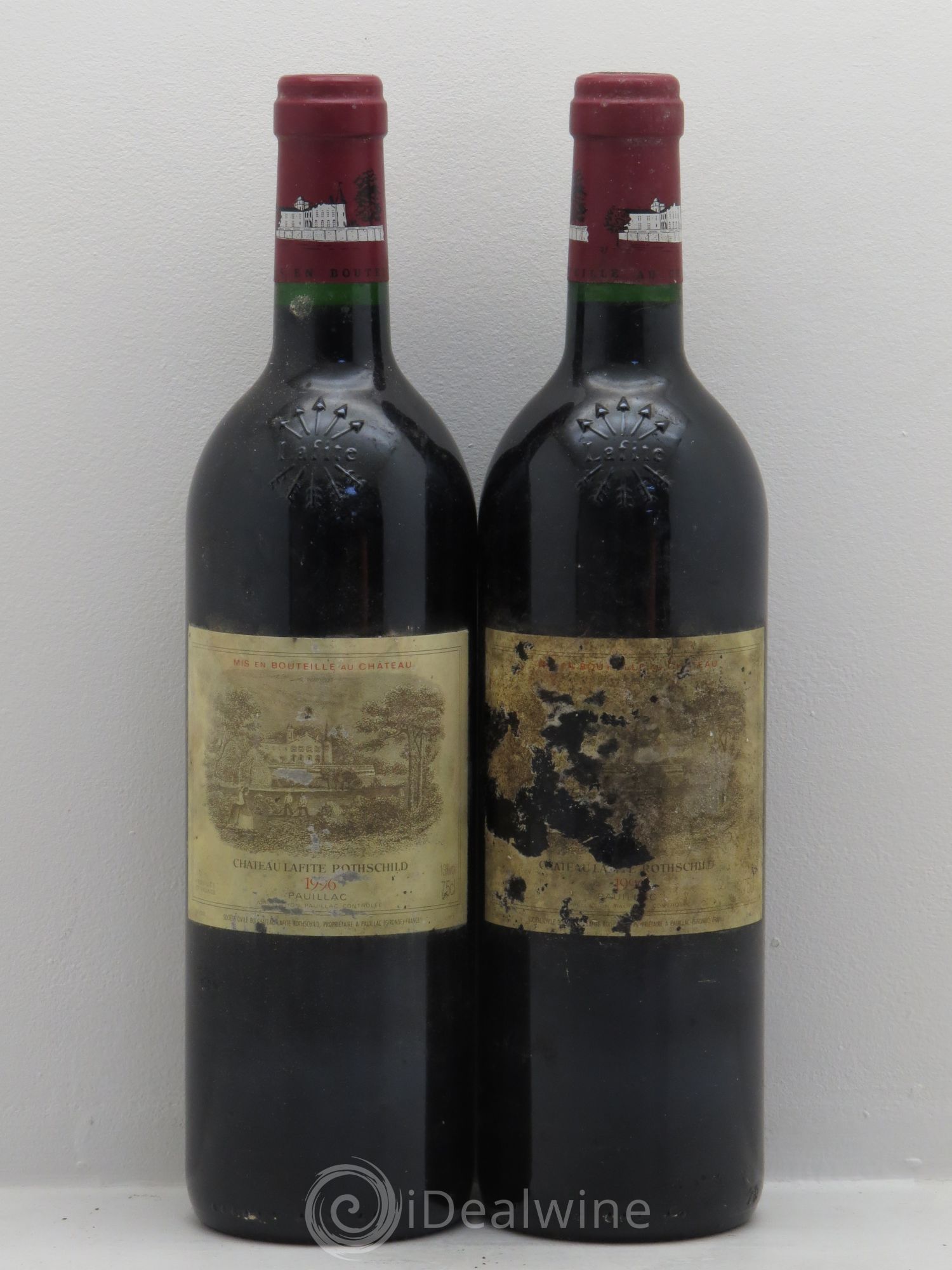 Château Lafite Rothschild 1er Grand Cru Classé 1996 - Lot de 2 bouteilles - 0