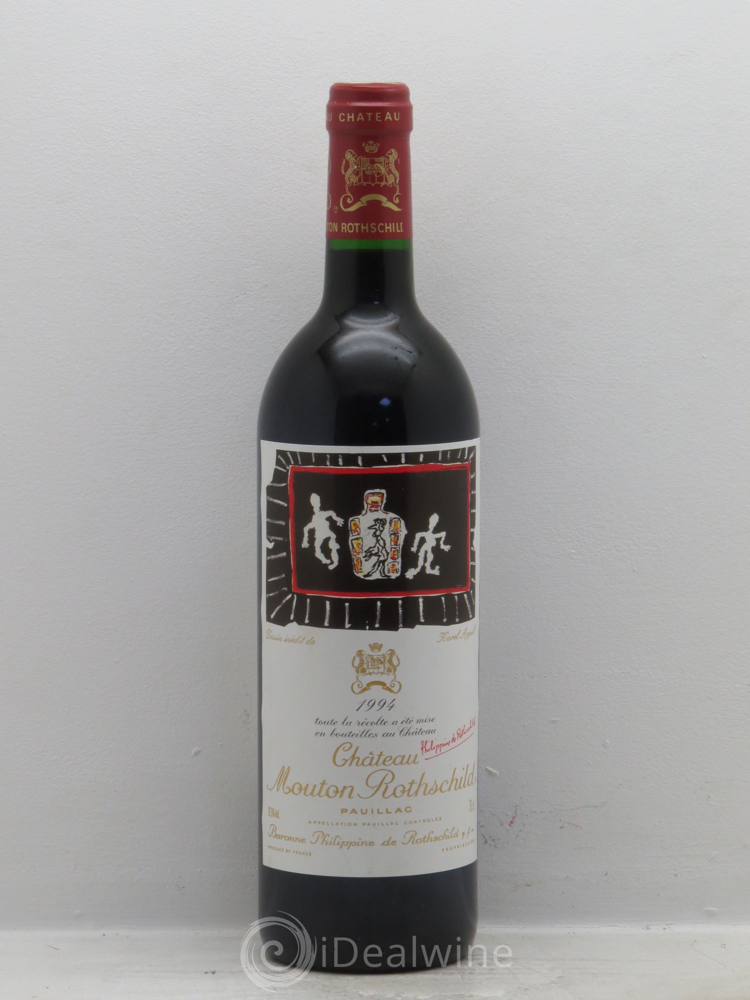 Château Mouton Rothschild 1er Grand Cru Classé 1994 - Lot de 1 bouteille - 0