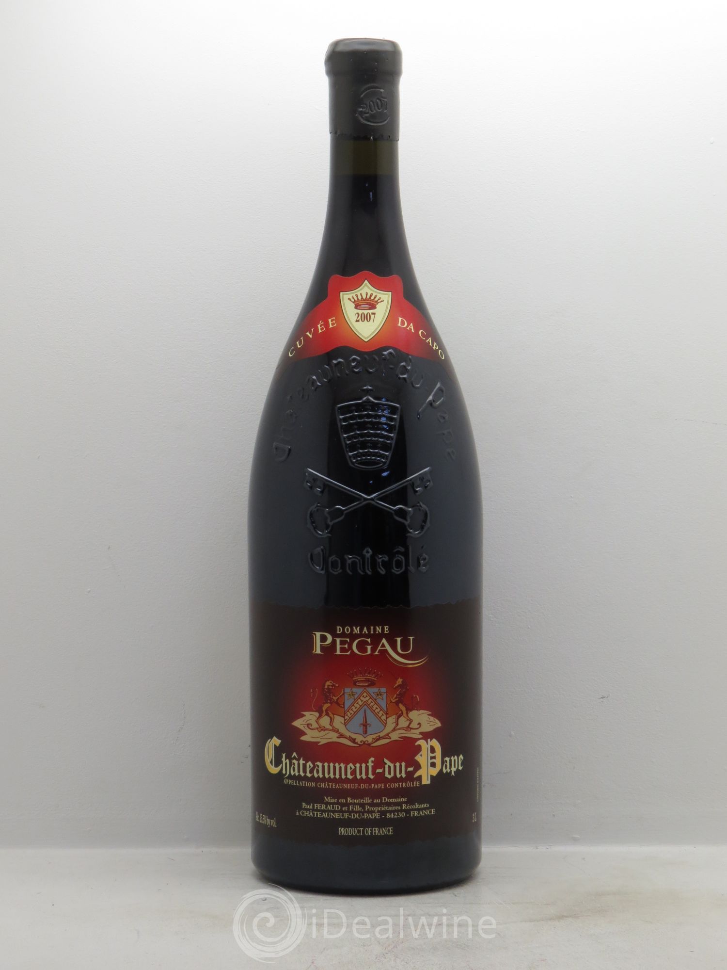 Châteauneuf-du-Pape Domaine du Pégau Cuvée Da Capo Paul et Laurence Féraud 2007 - Lot de 1 double magnum - 0