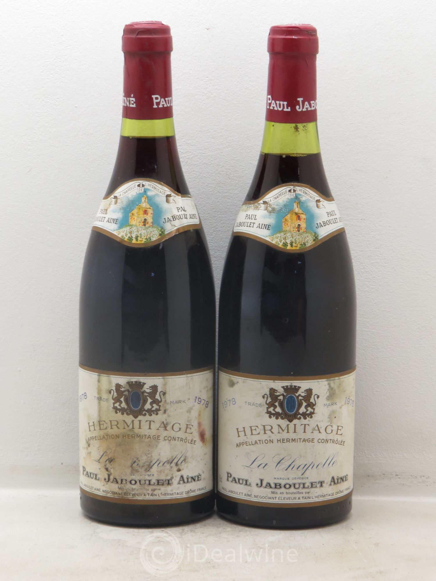 Hermitage La Chapelle Paul Jaboulet Ainé 1978 - Lot de 2 bouteilles - 0