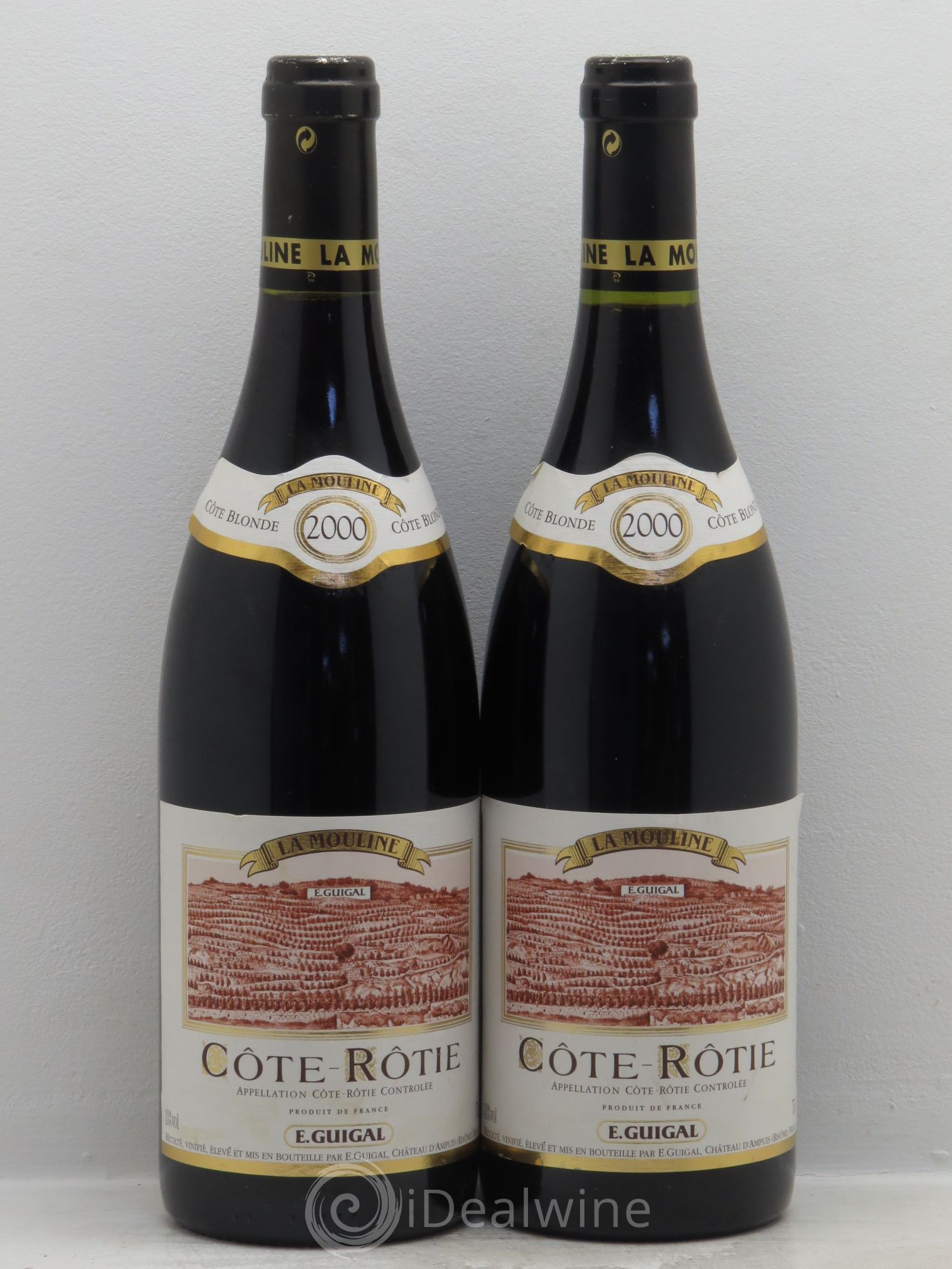Côte-Rôtie La Mouline Guigal 2000 - Lot de 2 bouteilles - 0