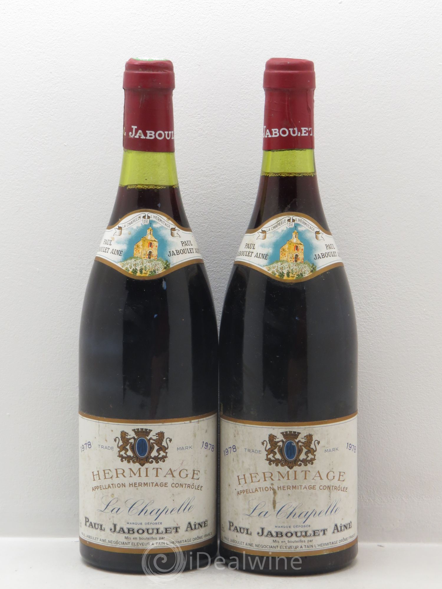 Hermitage La Chapelle Paul Jaboulet Ainé 1978 - Lot de 2 bouteilles - 0