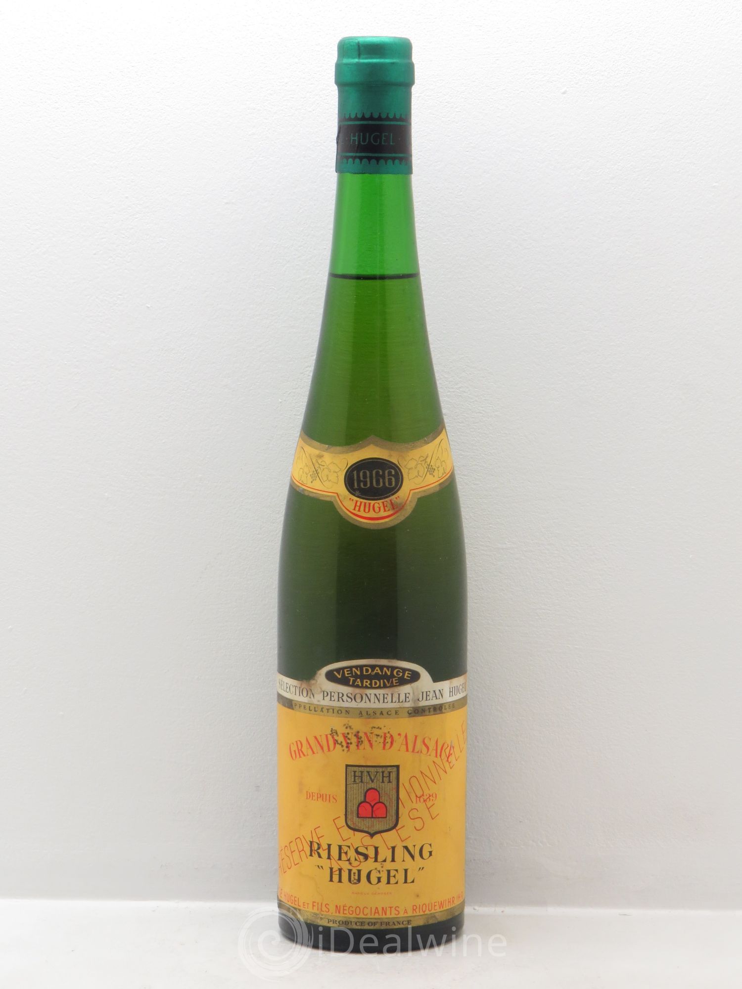 Riesling Vendanges Tardives Hugel (Domaine) Sélection personnelle Réserve Exceptionnelle Auslese 1966 - Lotto di 1 bottiglia - 0