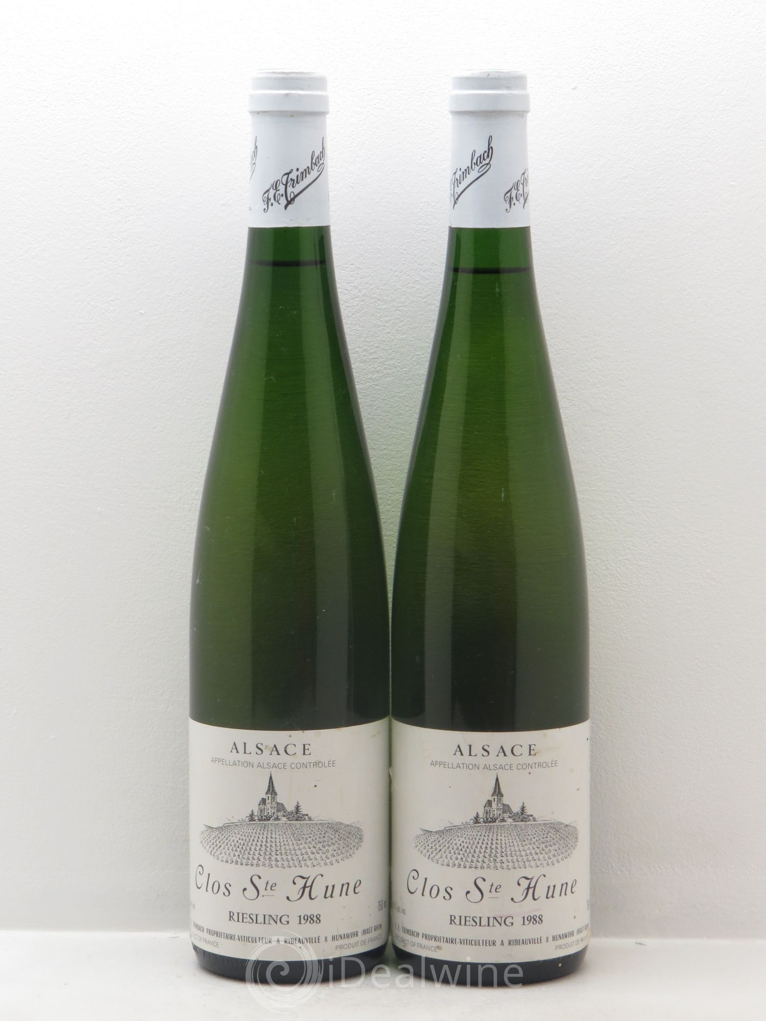 Alsace Riesling Clos Sainte-Hune Trimbach (Domaine) 1988 - Lot de 2 bouteilles - 0