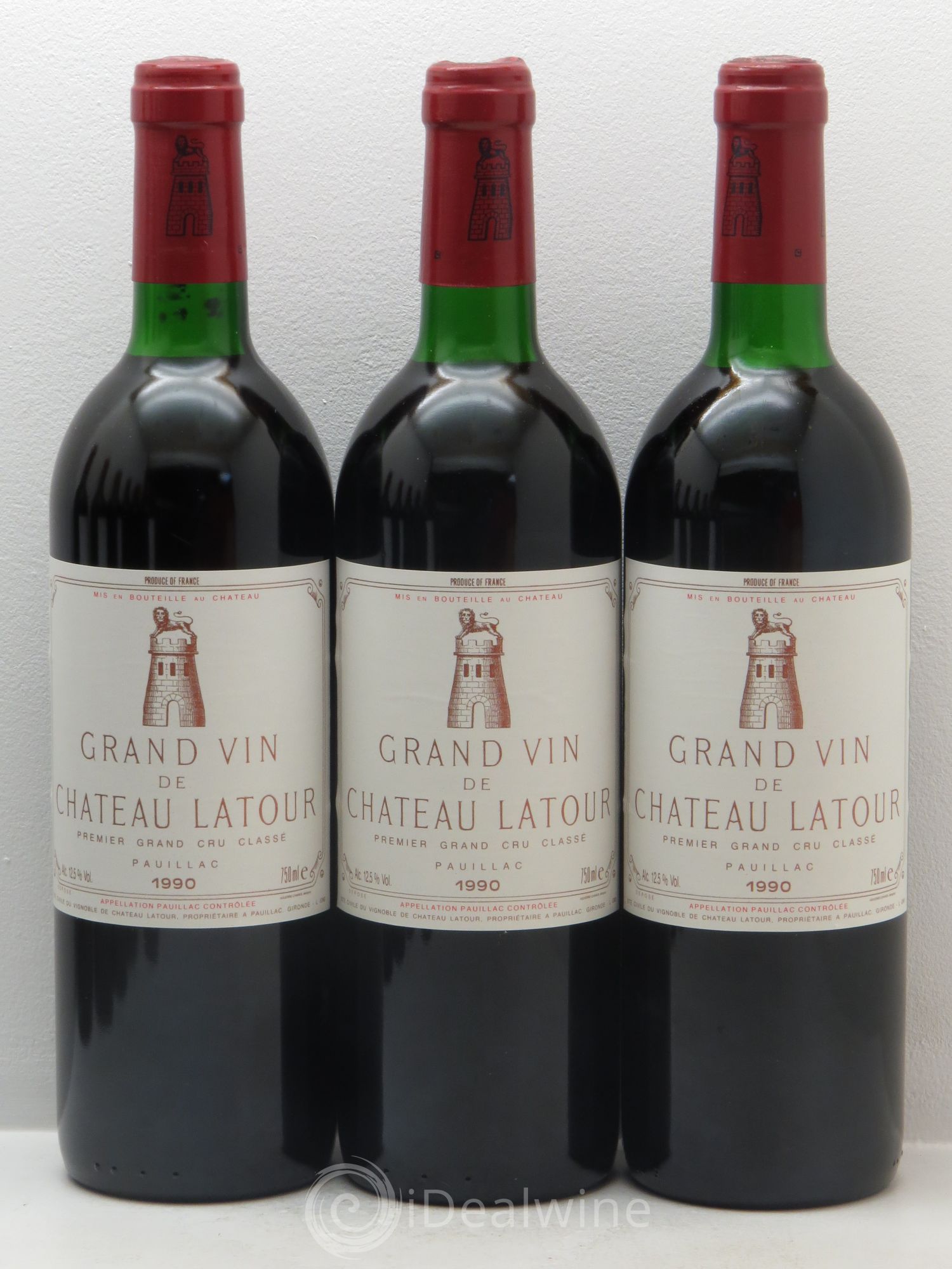 Château Latour 1er Grand Cru Classé 1990 - Lot de 12 bouteilles - 1