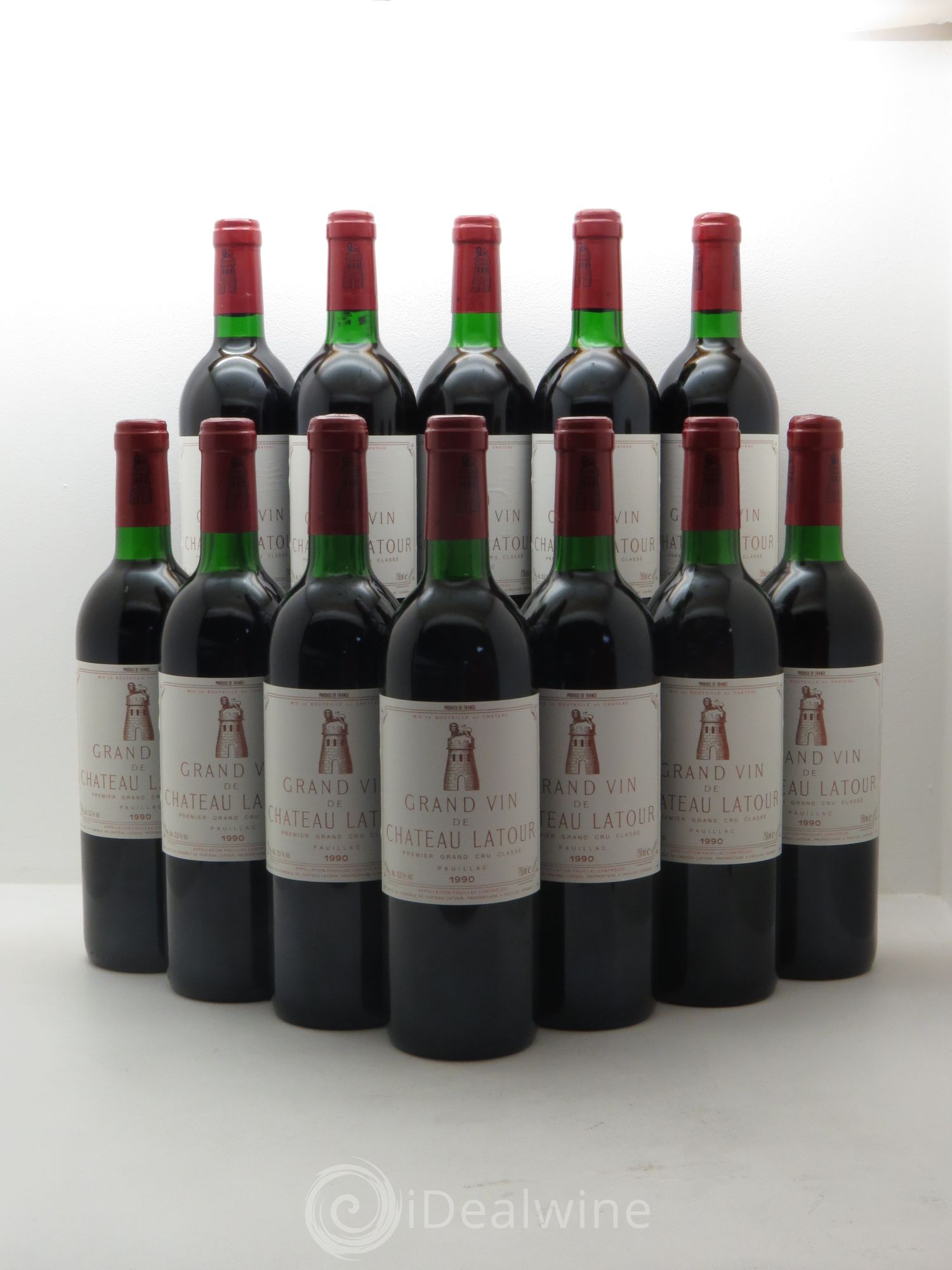 Château Latour 1er Grand Cru Classé 1990 - Lot de 12 bouteilles - 0