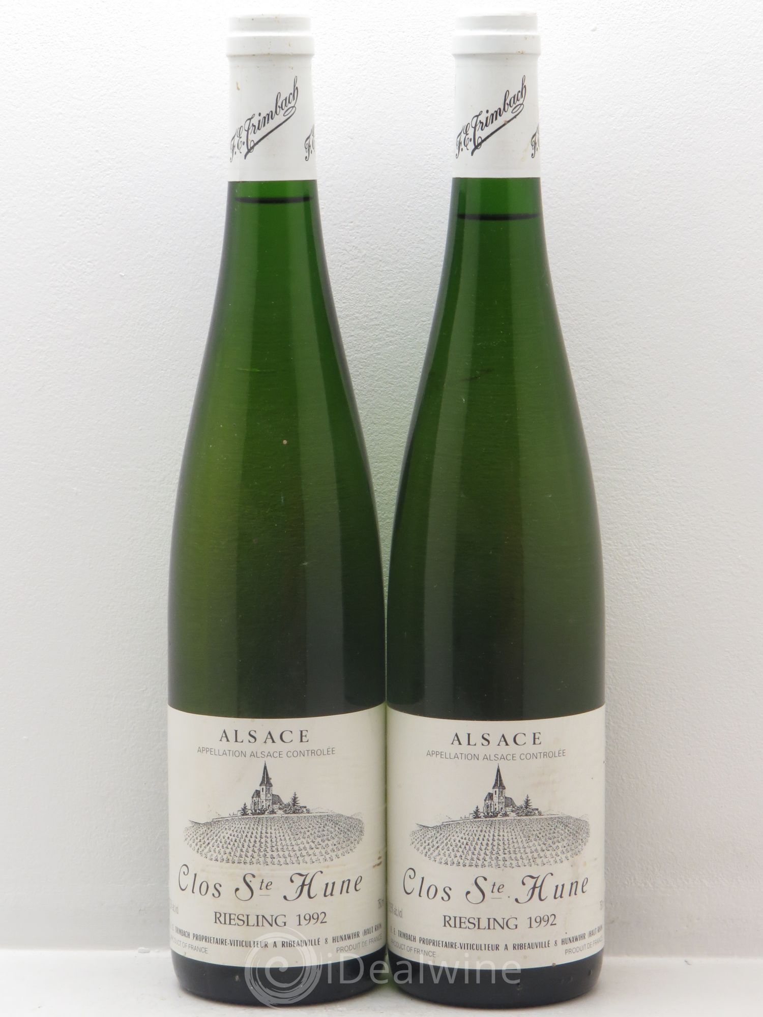 Alsace Riesling Clos Sainte-Hune Trimbach (Domaine) 1992 - Lot de 2 bouteilles - 0