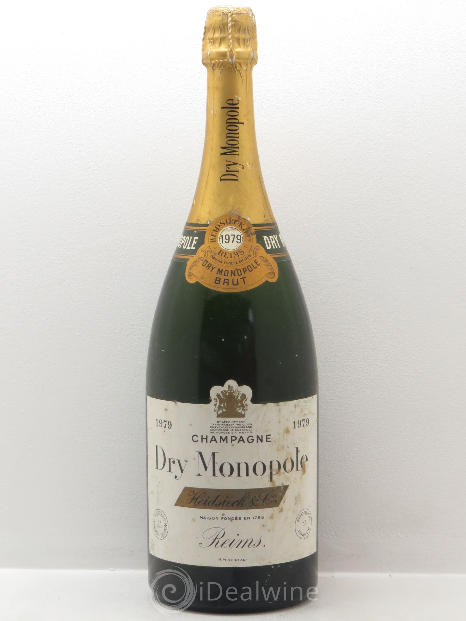 Champagne Heidsieck Dry Monopole Brut 1979 - Posten von 1 Magnum - 0