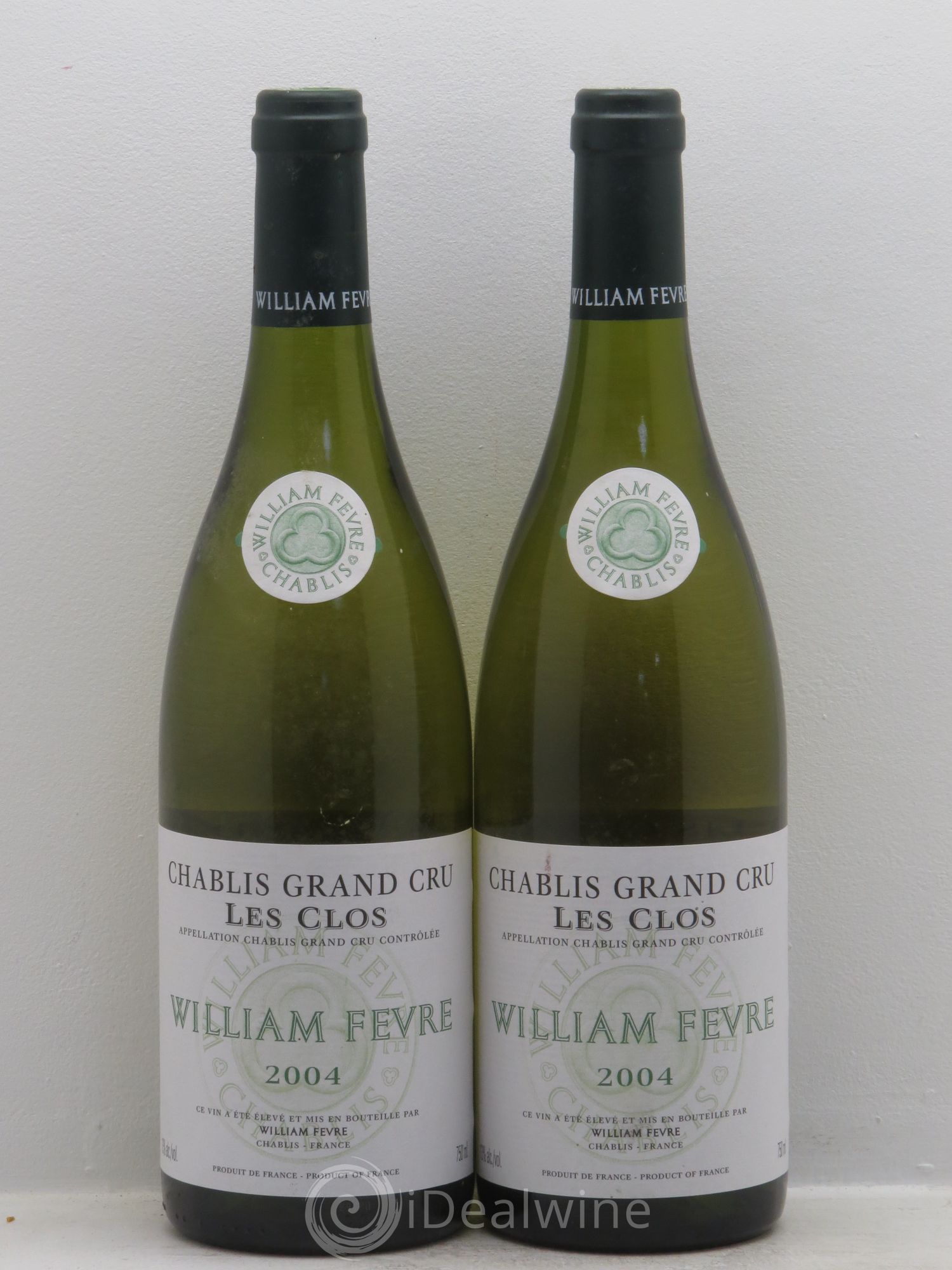 Chablis Grand Cru Les Clos William Fèvre 2004 - Lot de 2 bouteilles - 0