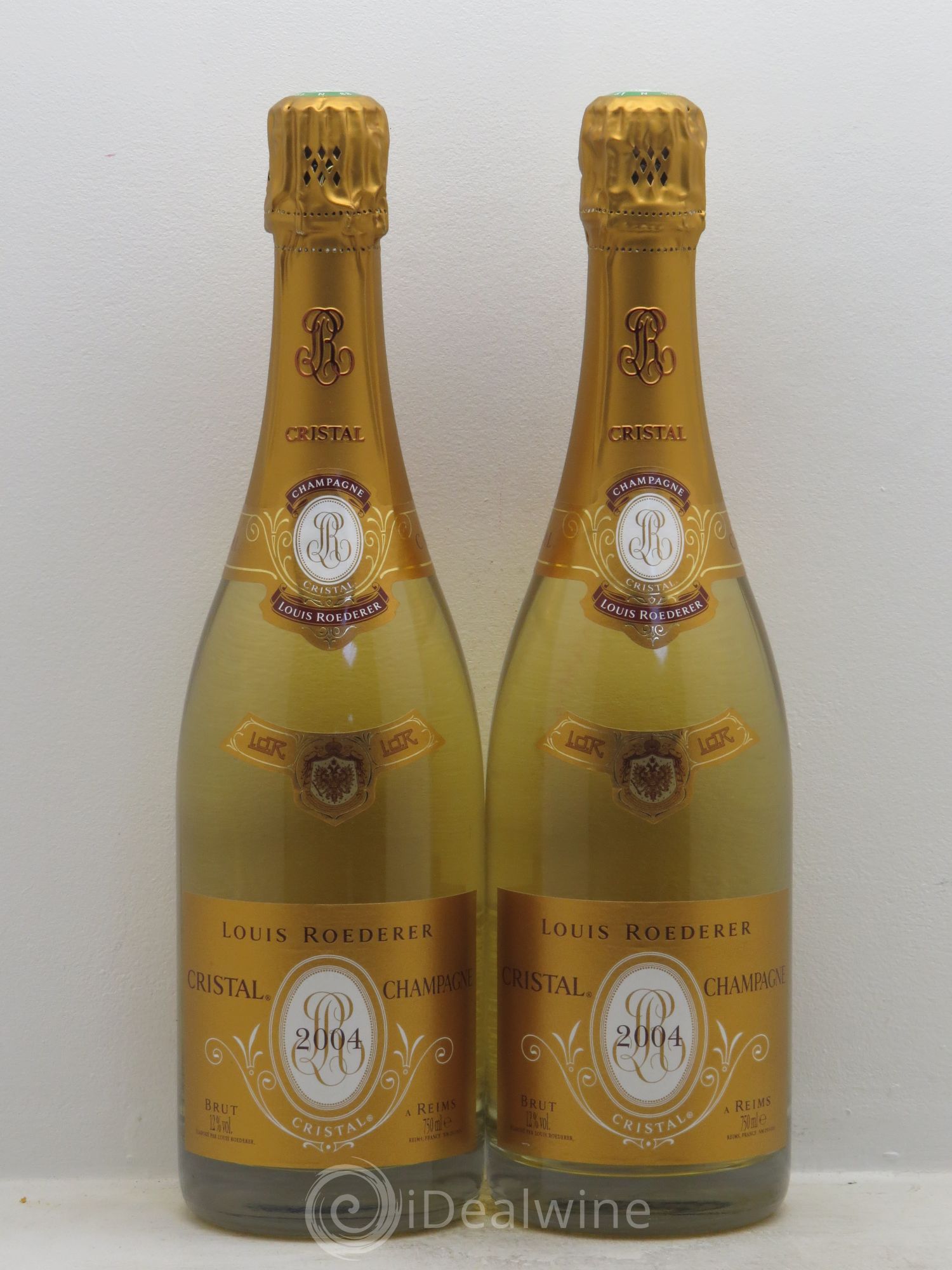Cristal Louis Roederer Coffret 2004 - Lot de 2 bouteilles - 0