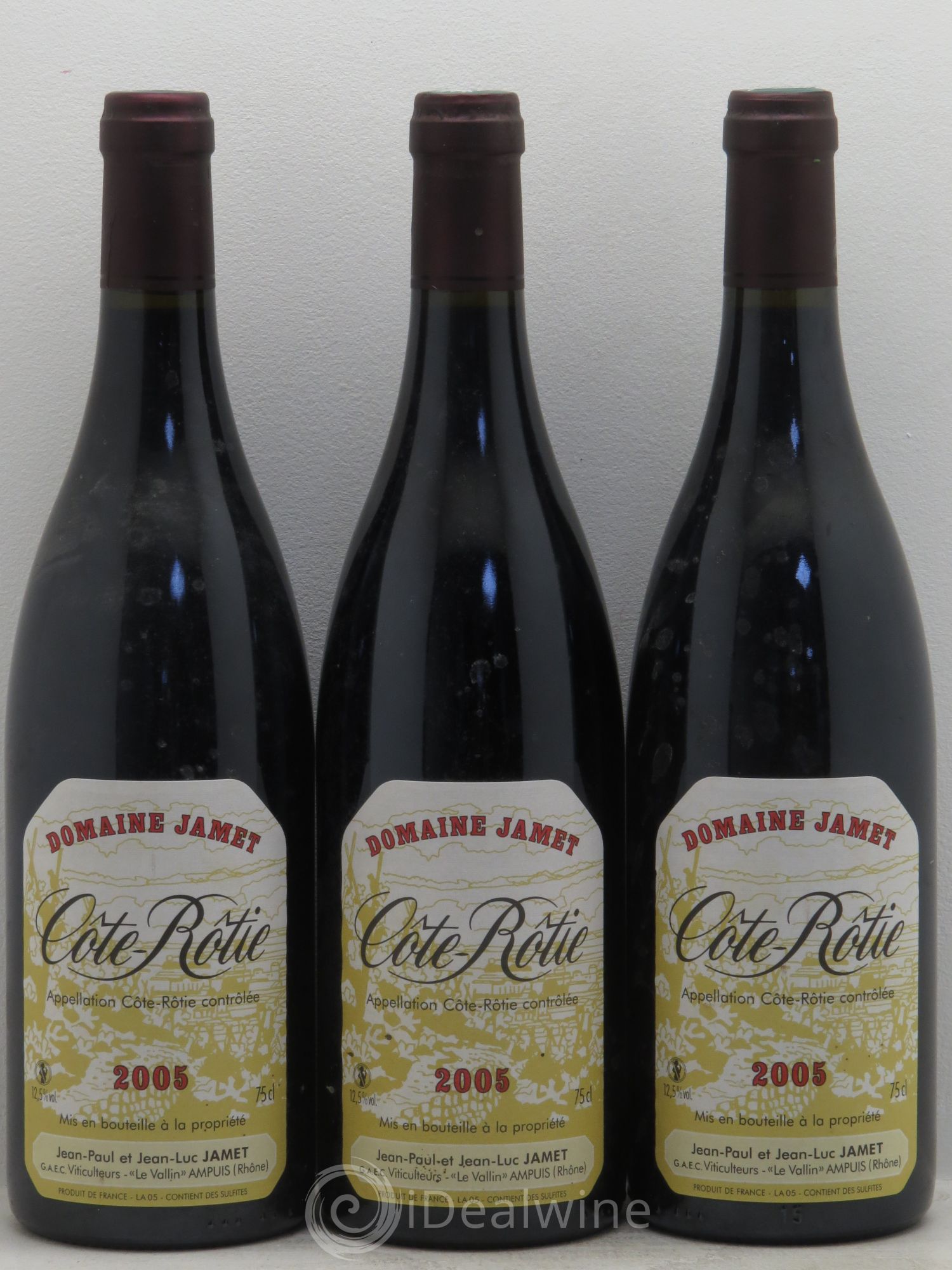 Côte-Rôtie Jamet (Domaine) 2005 - Lot de 3 bouteilles - 0