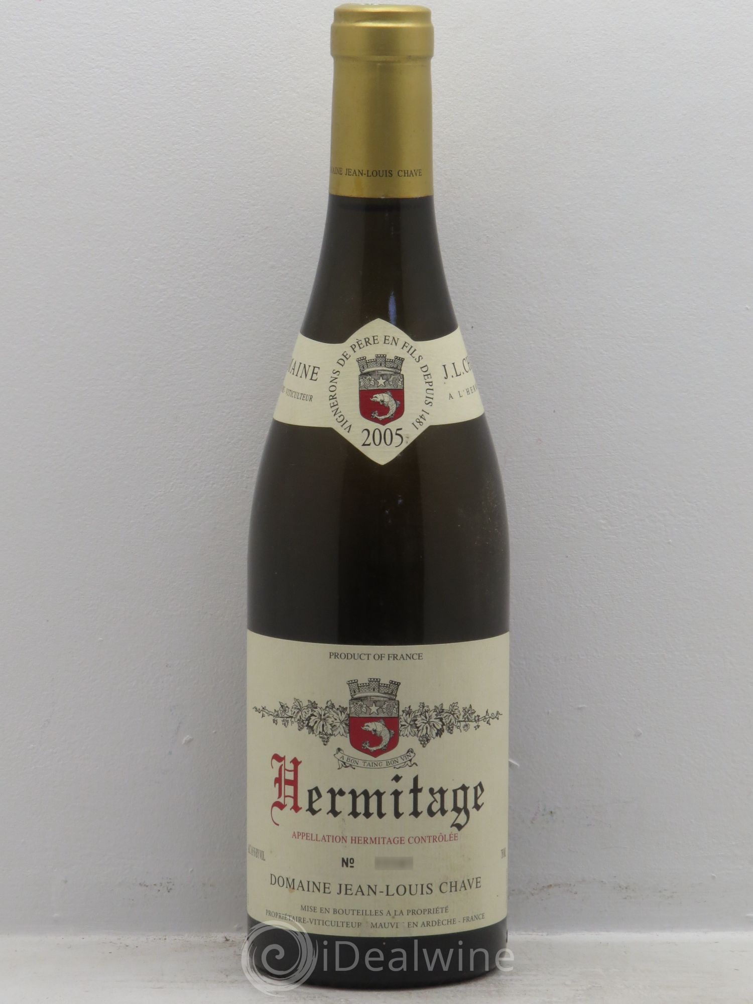 Hermitage Jean-Louis Chave 2005 - Lot de 1 bouteille - 0